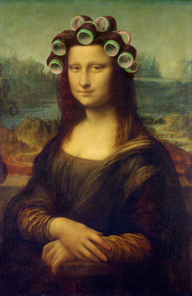 Mona Lisa In Rollers