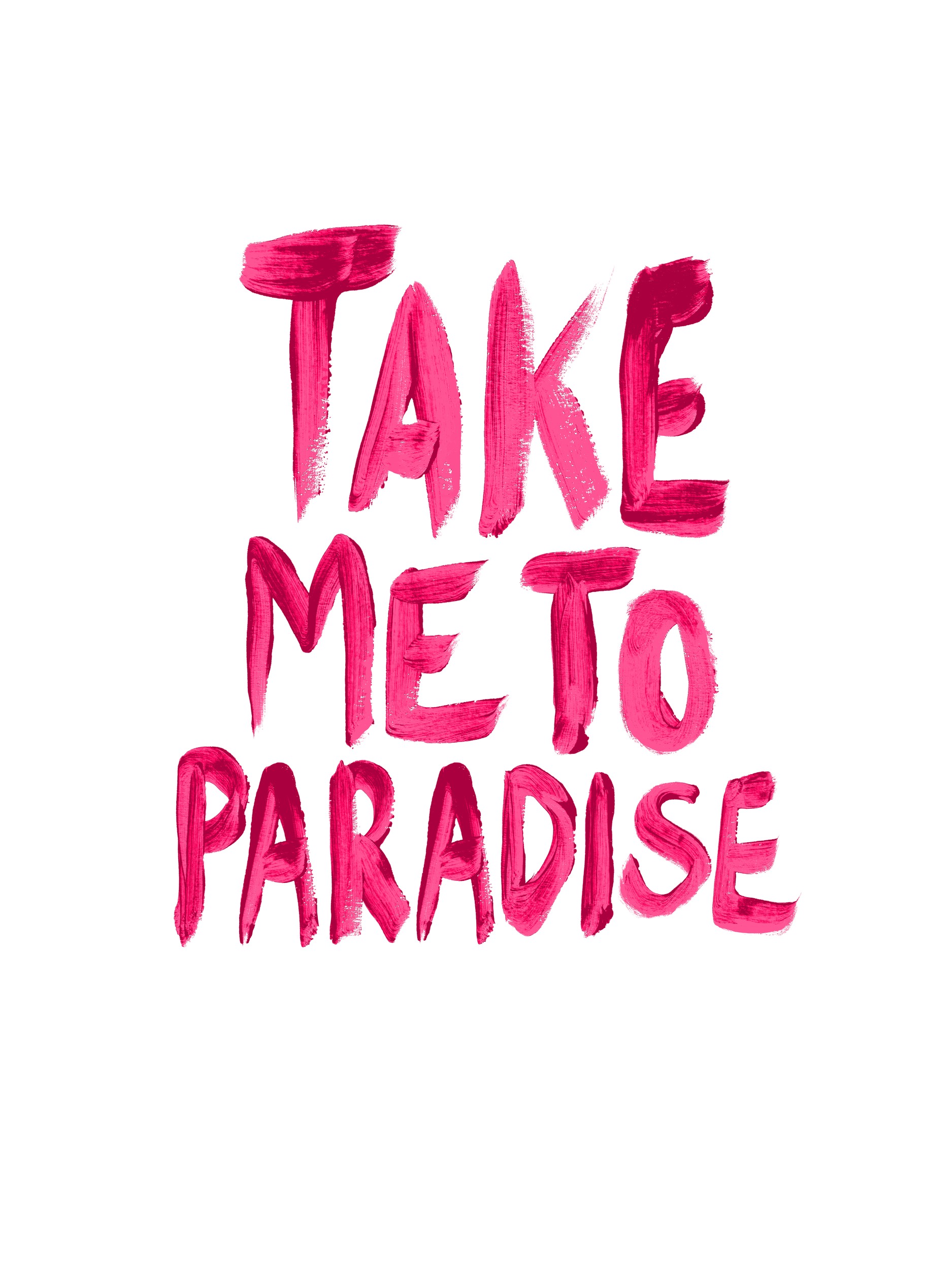 Take Me To Paradise by Hello Elsbeth — canvas wall art
