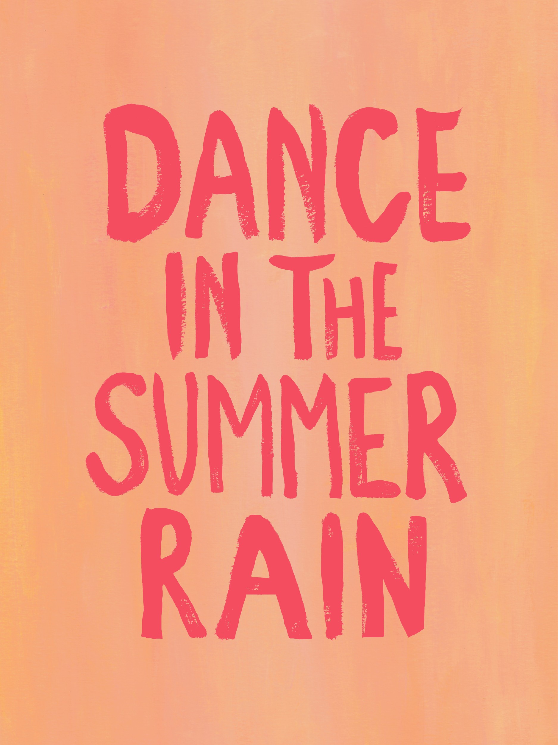 Dance In Summer Rain by Hello Elsbeth — canvas wall art