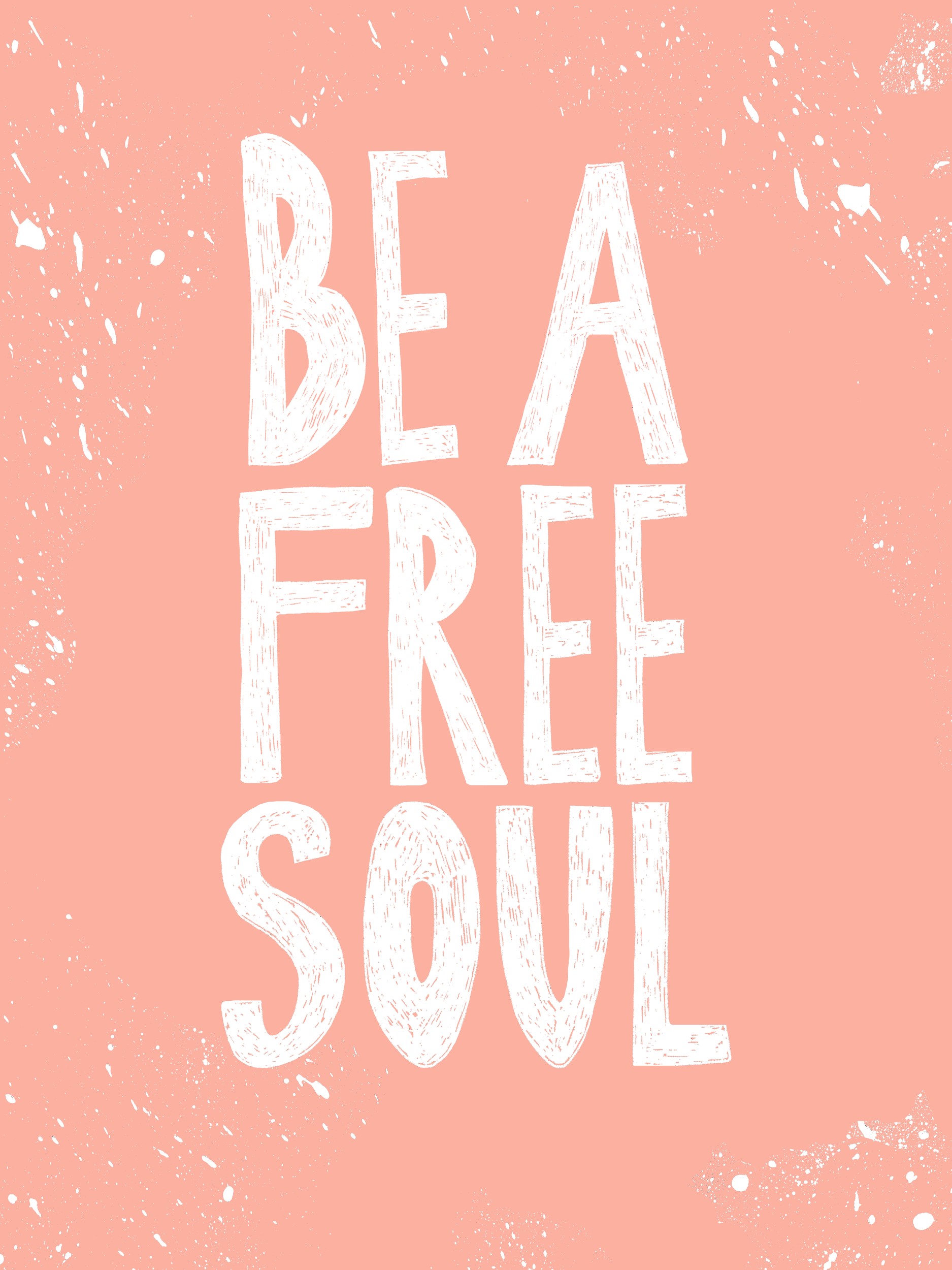 Be A Free Soul by Hello Elsbeth — canvas wall art