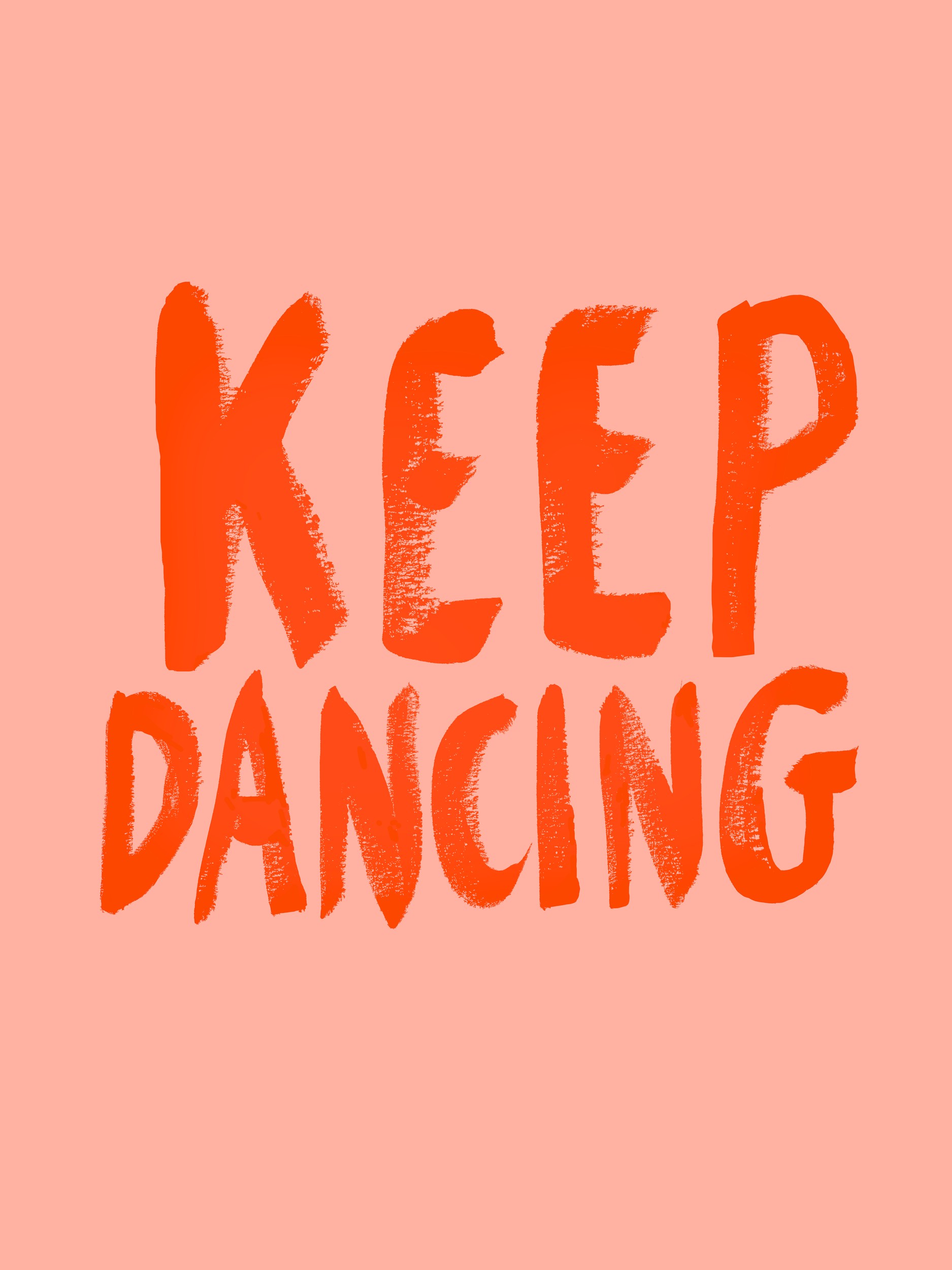 Keep Dancing Quote by Hello Elsbeth — canvas wall art
