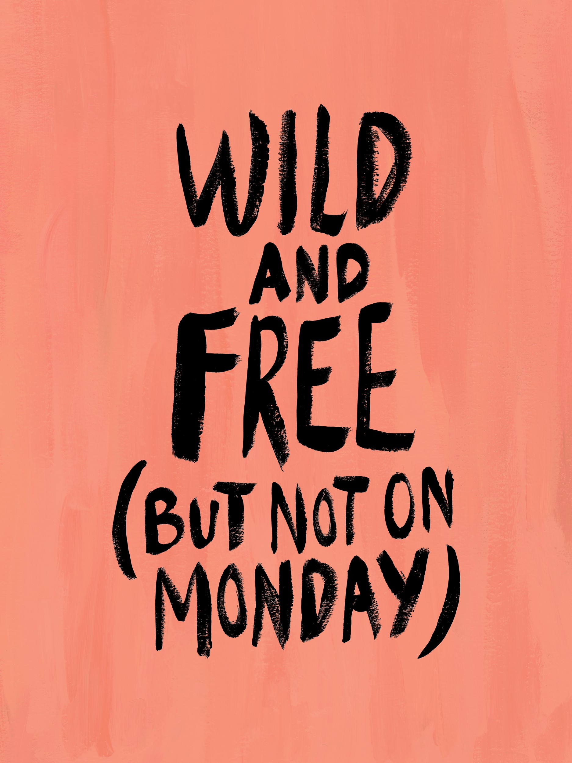 Wild And Free Monday by Hello Elsbeth — canvas wall art