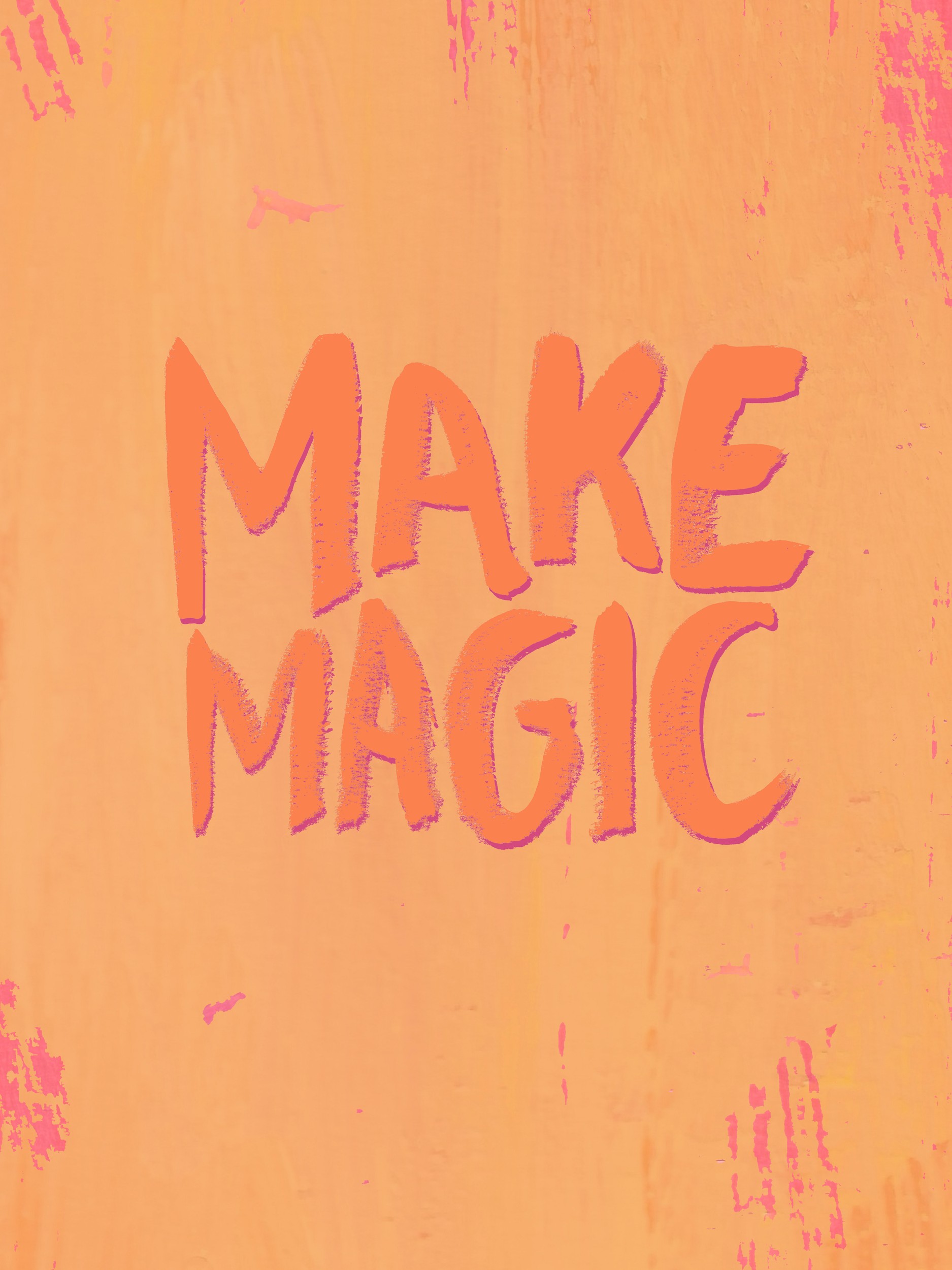 Make Magic Quote by Hello Elsbeth — canvas wall art