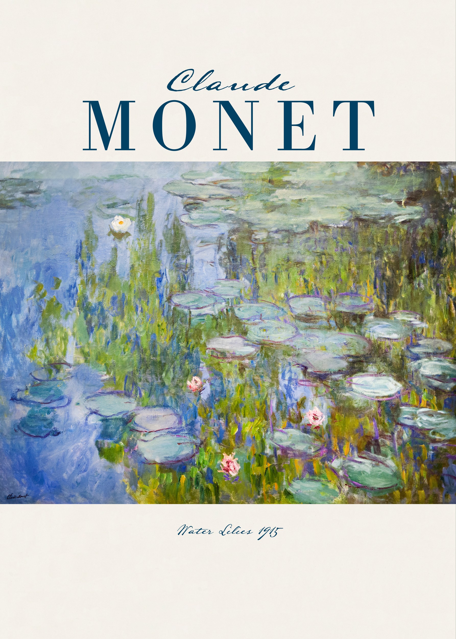 Water Lilies Pond by Claude Monet — canvas wall art