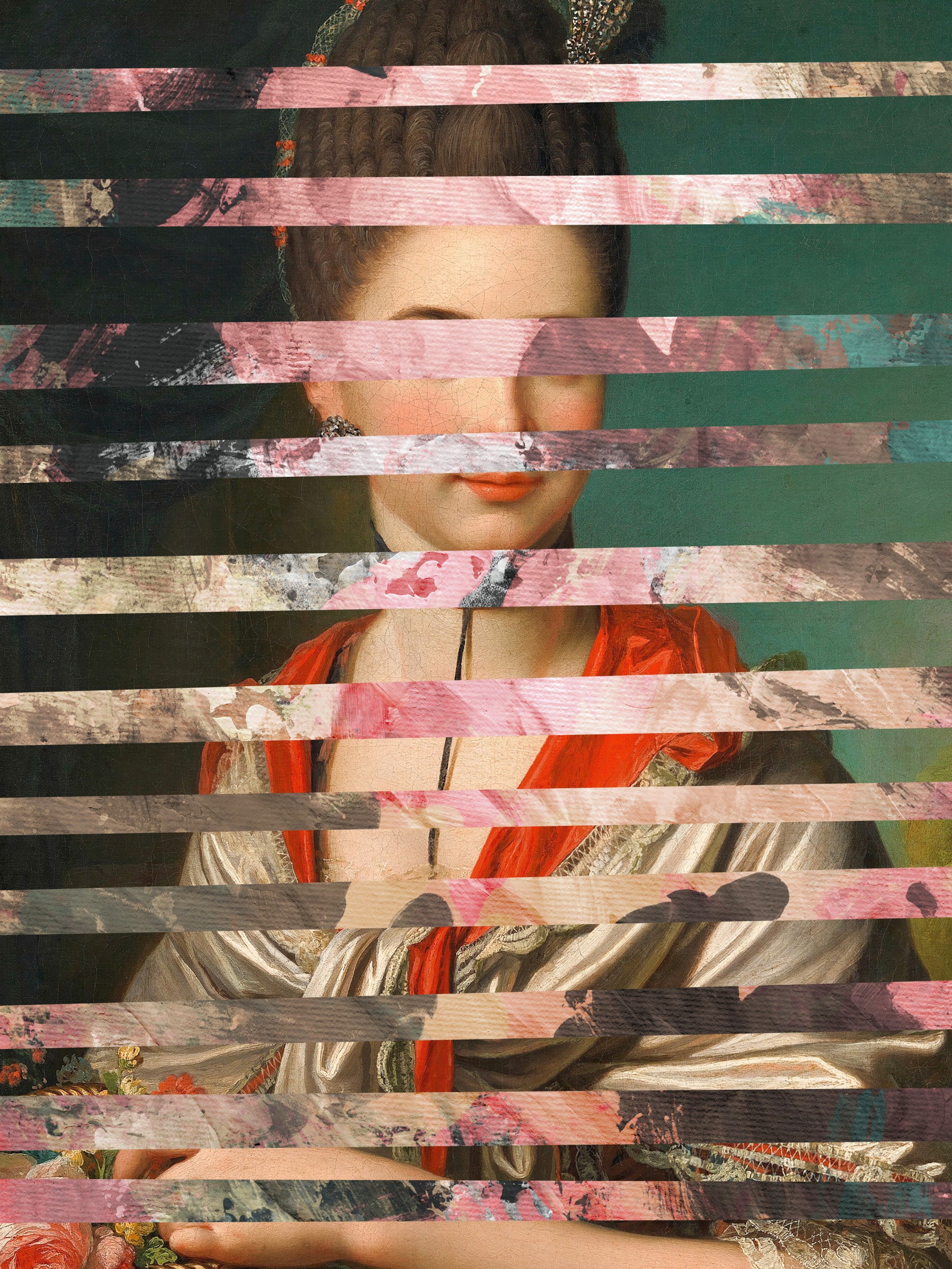 Fragmented Heritage by Marja van den Hurk — canvas wall art