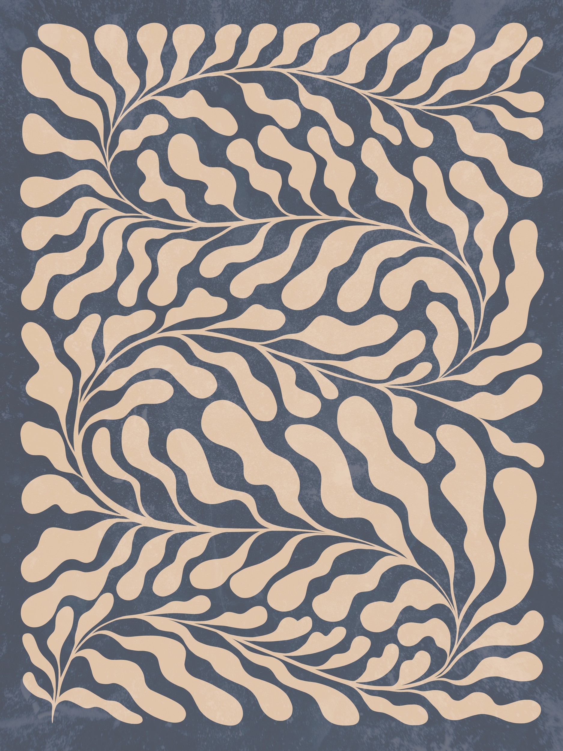 Organic Leaf Pattern by Dominique Vari — canvas wall art