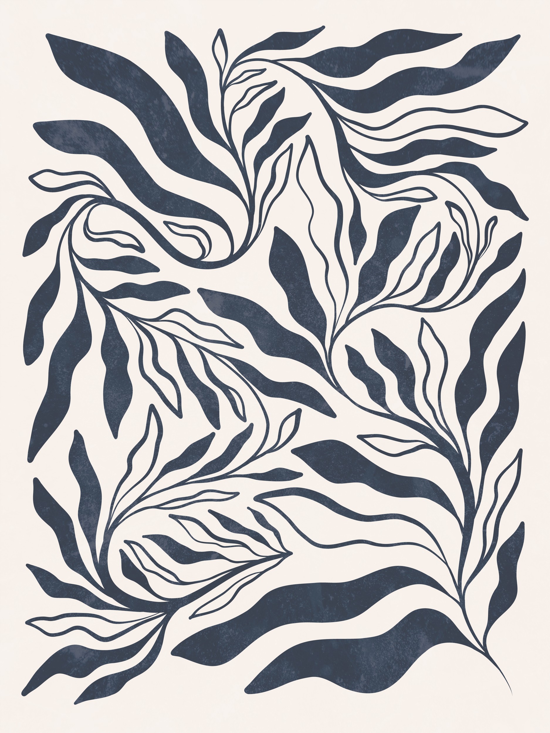 Dv 22.10 1 Modern Earth Endless Foliage 4.1 Hr Jewel by Dominique Vari — canvas wall art