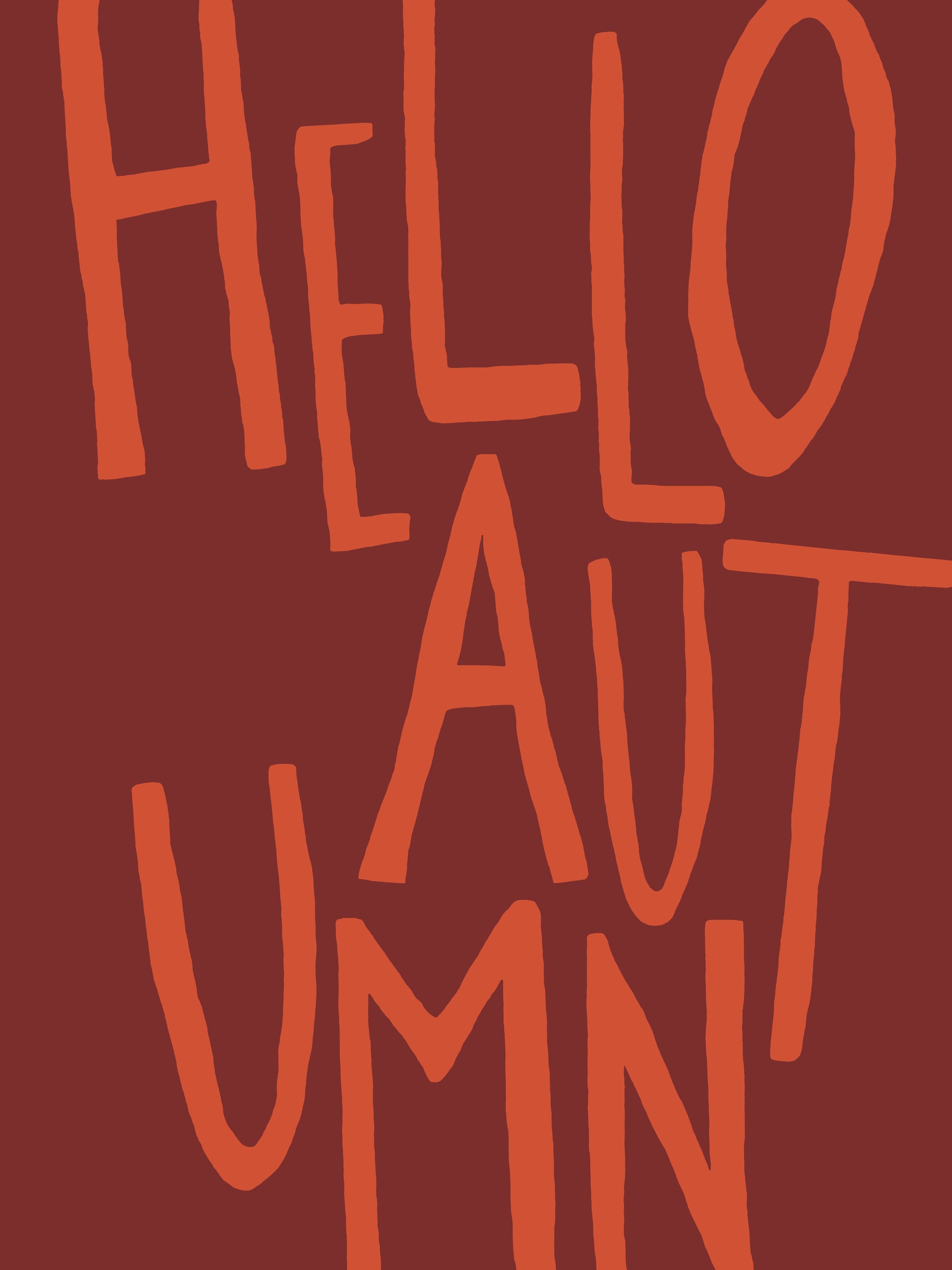 Hello Autumn Typography by Hello Elsbeth — canvas wall art