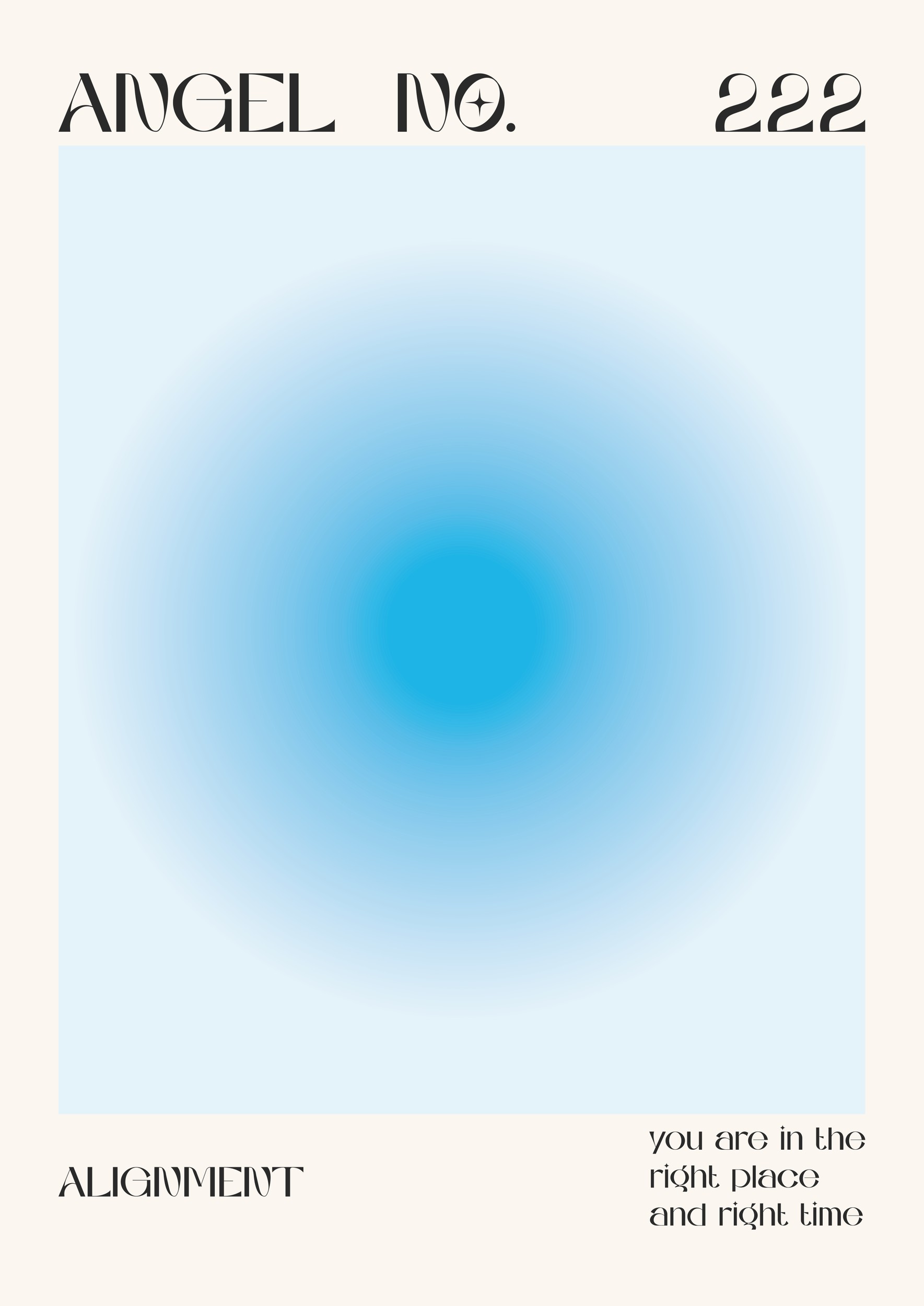 Angel Number 222 Alignment by Lisa Solomoniuk — canvas wall art