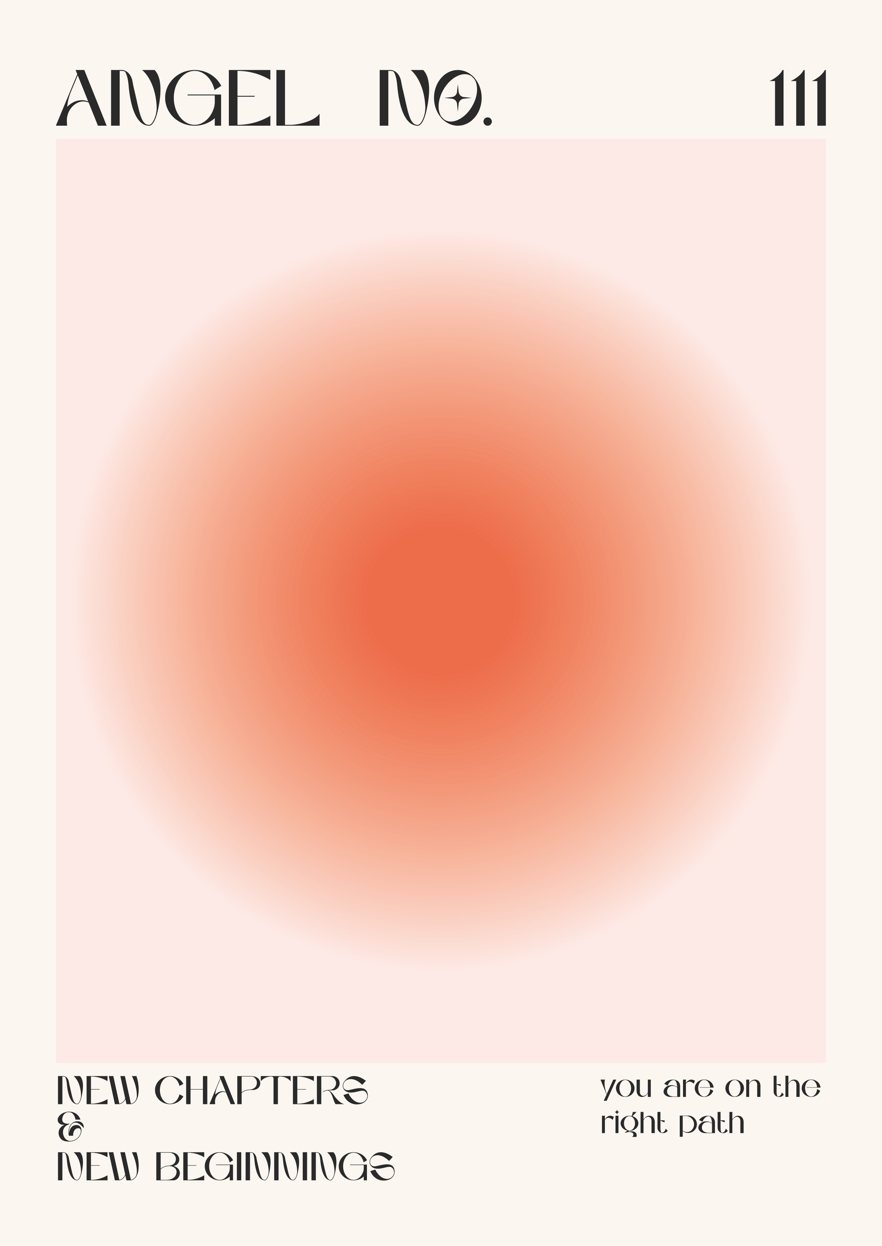 Angel Number 111 Aura by Lisa Solomoniuk — canvas wall art