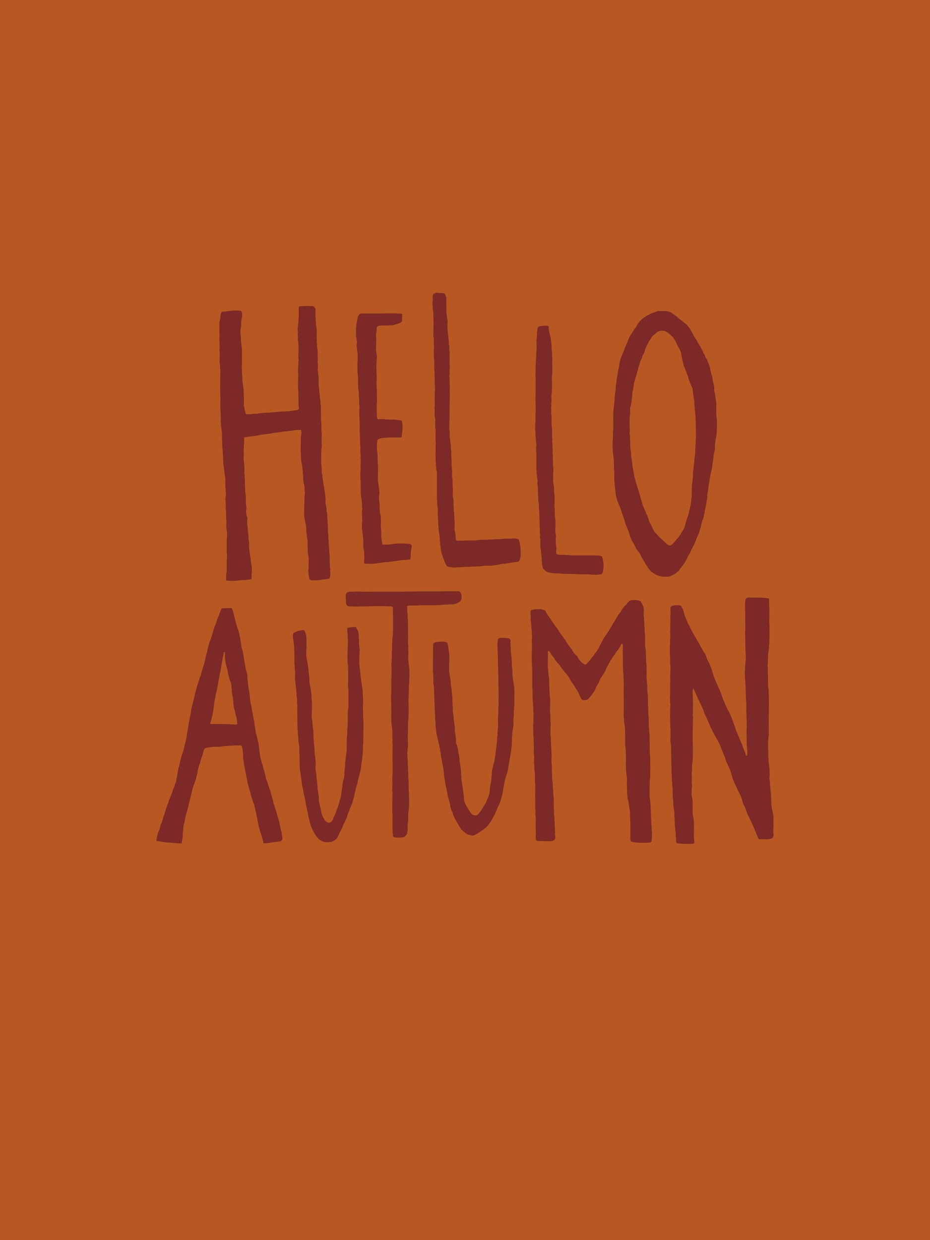 Hello Autumn by Hello Elsbeth — canvas wall art