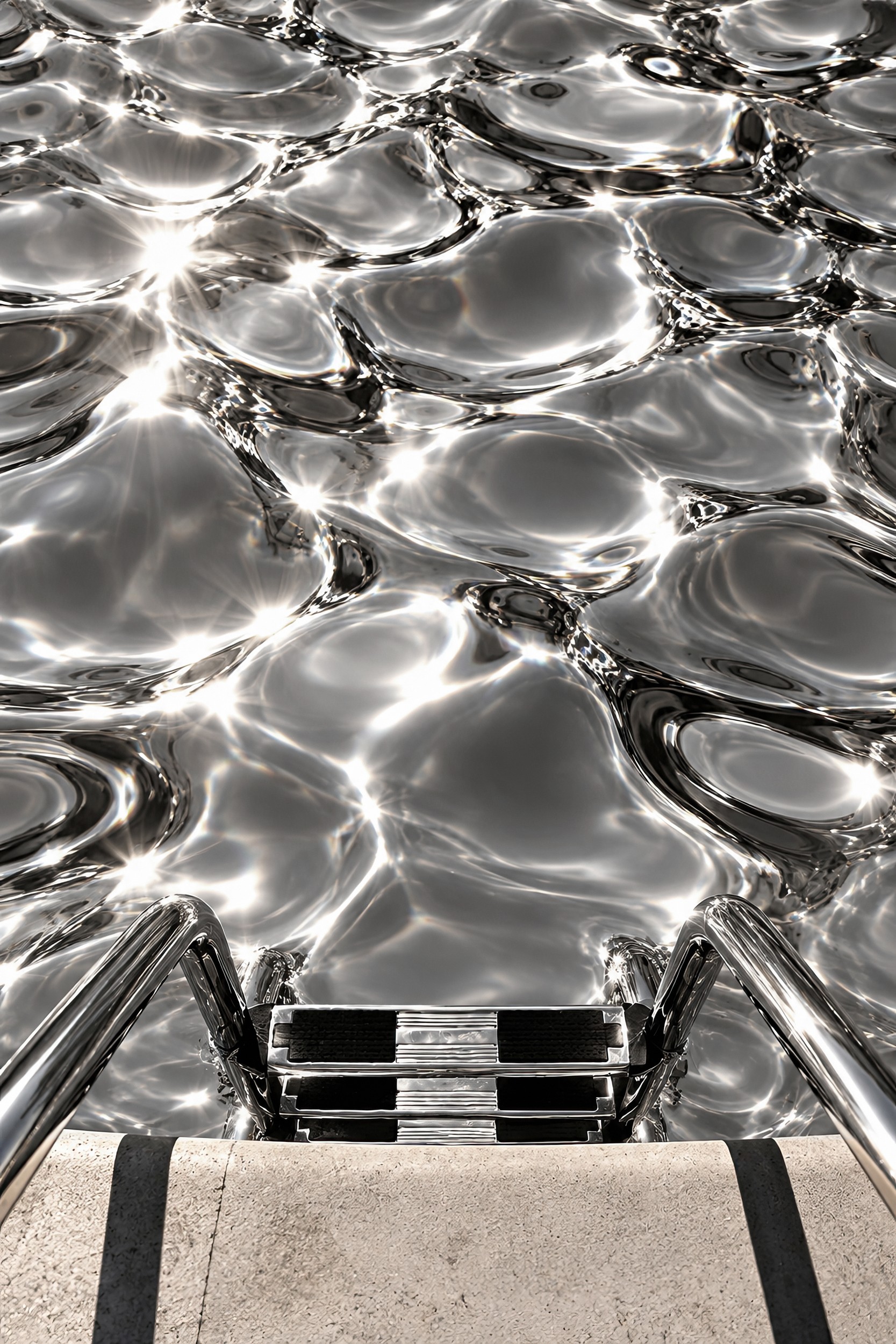 Shimmering Pool Water by Treechild — canvas wall art