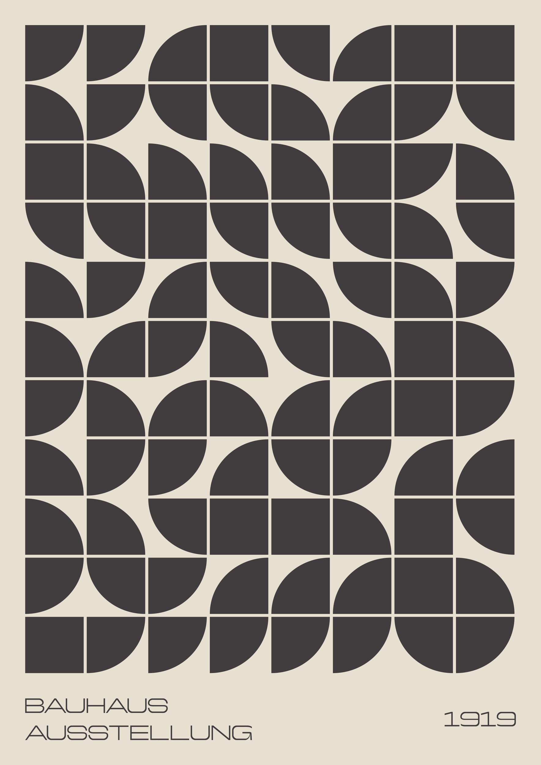 Bauhaus Geometric Exhibition by Lisa Solomoniuk — canvas wall art