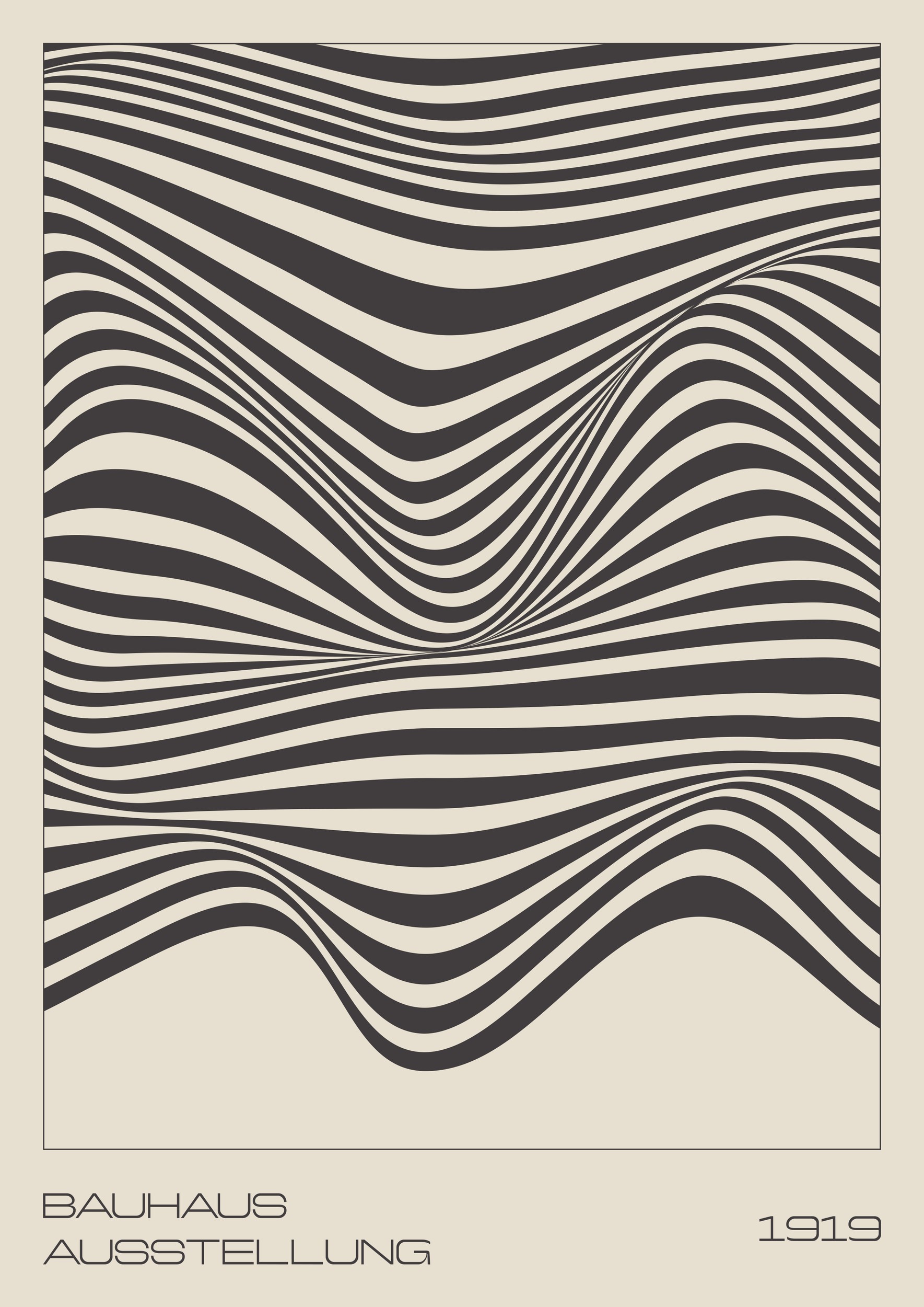Bauhaus Exhibition 1919 by Lisa Solomoniuk — canvas wall art