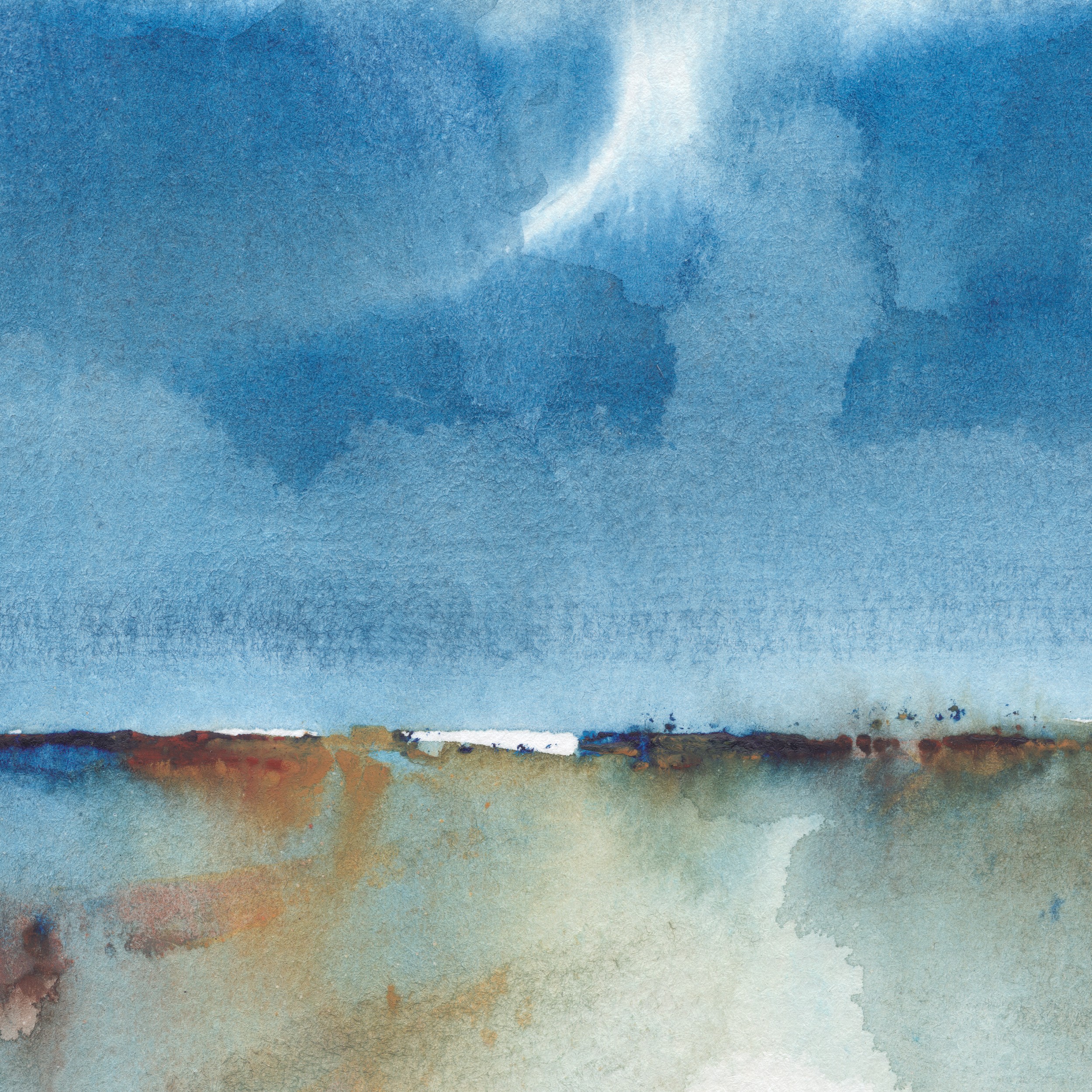 Abstract Watercolor Landscape by Dina Dankers — canvas wall art