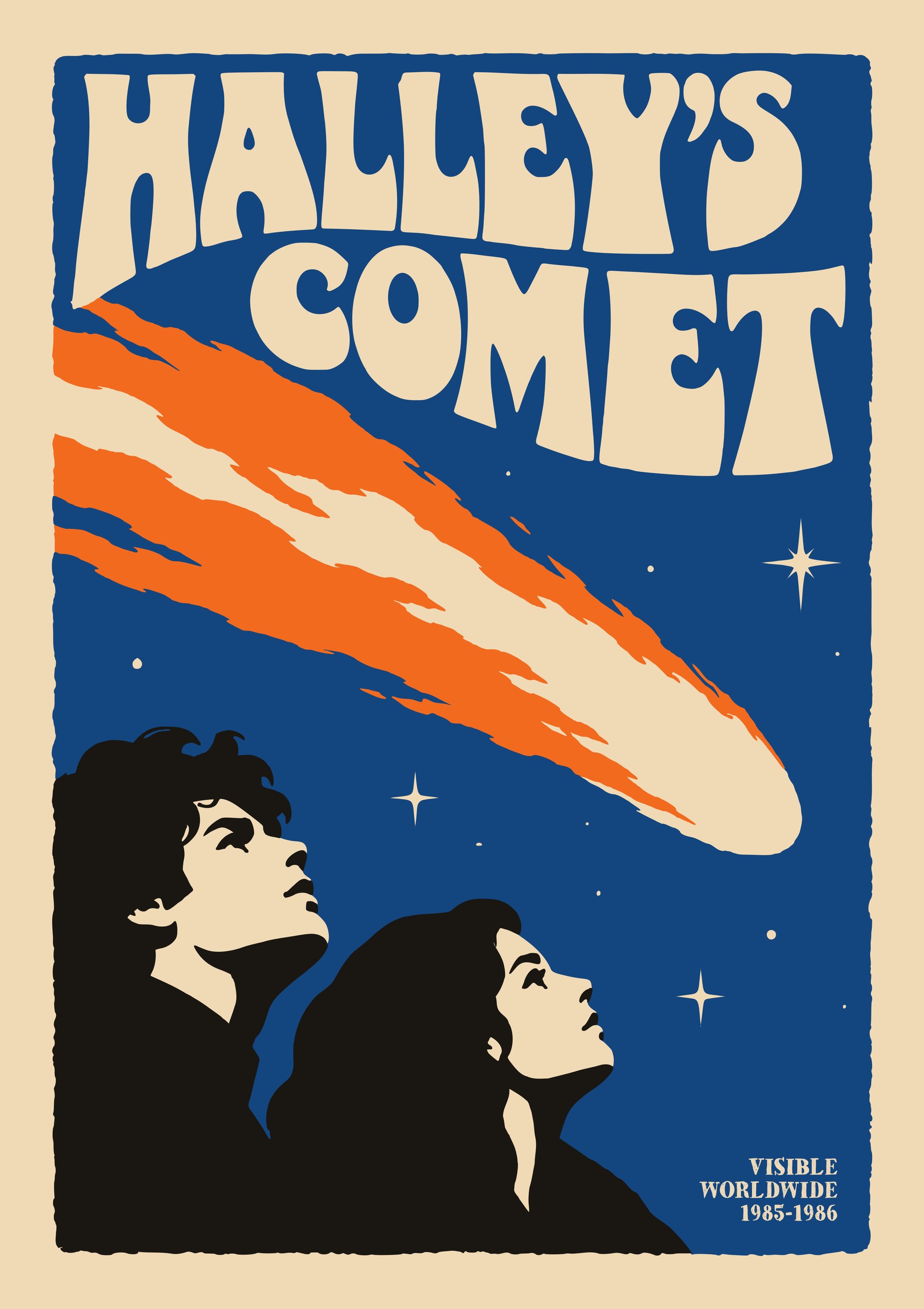 Halley's Comet Watch by Patryk Krygowski — canvas wall art