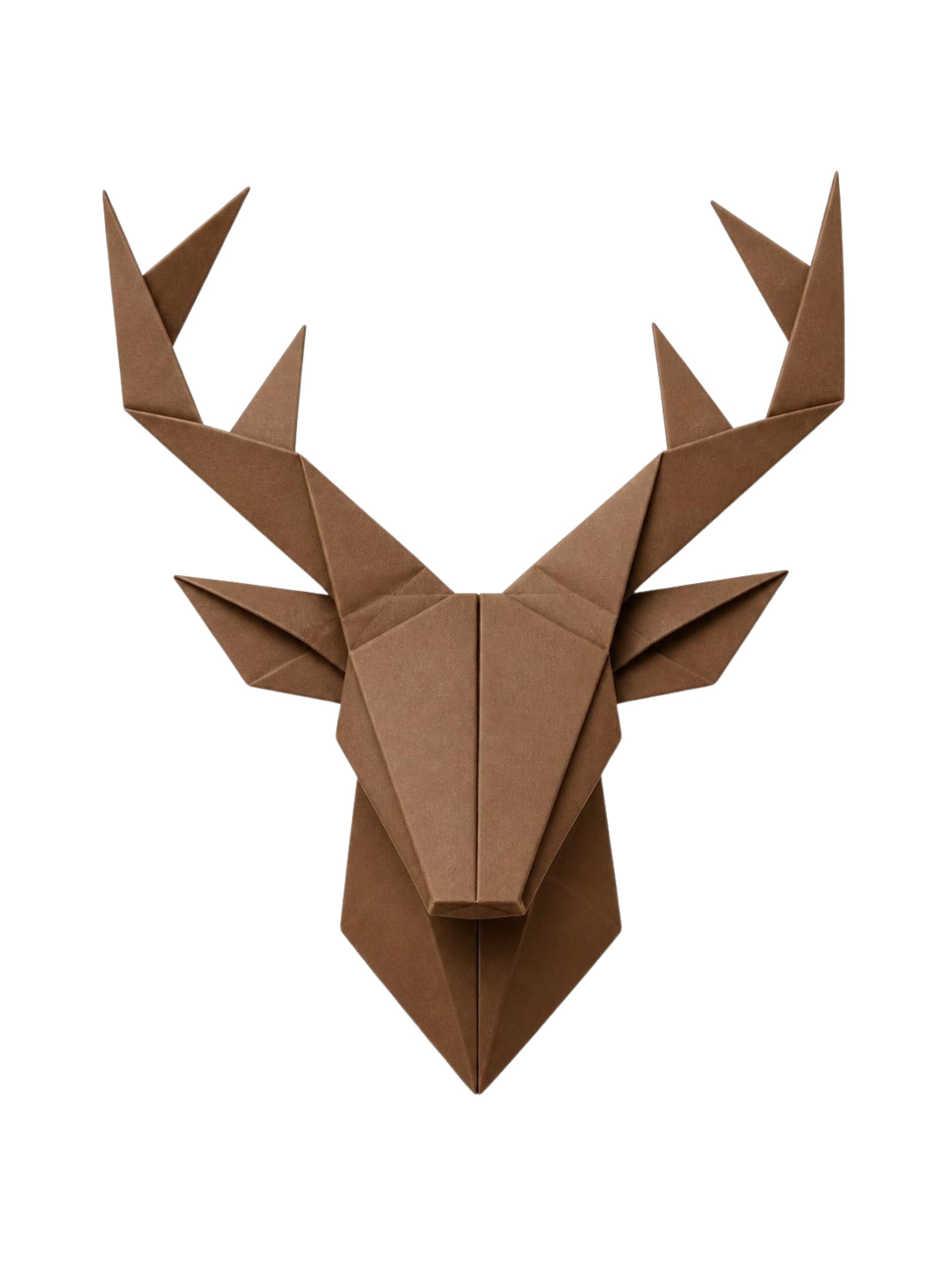Origami Deer Head by Ohkimiko — canvas wall art