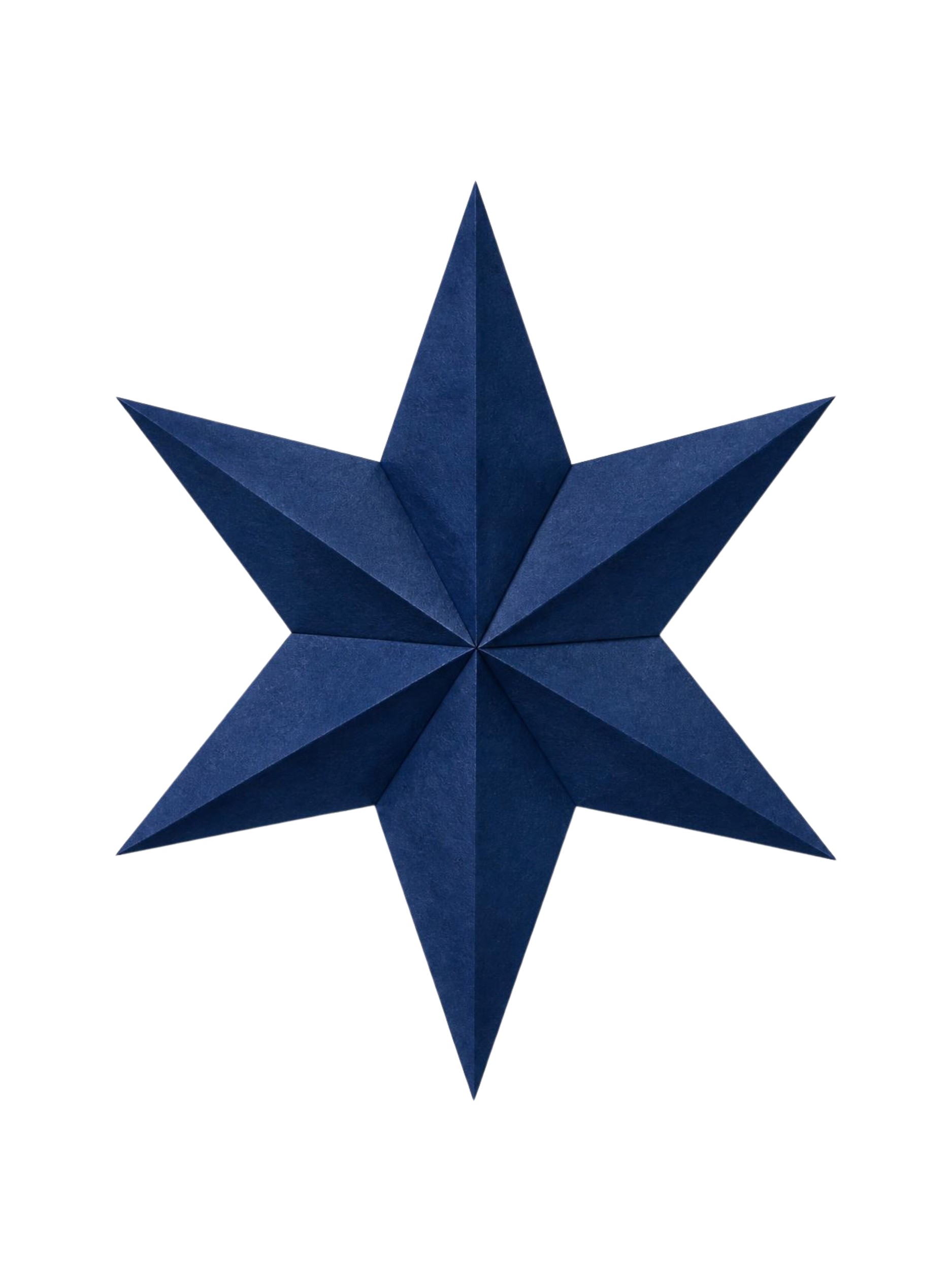 Blue Paper Star by Ohkimiko — canvas wall art