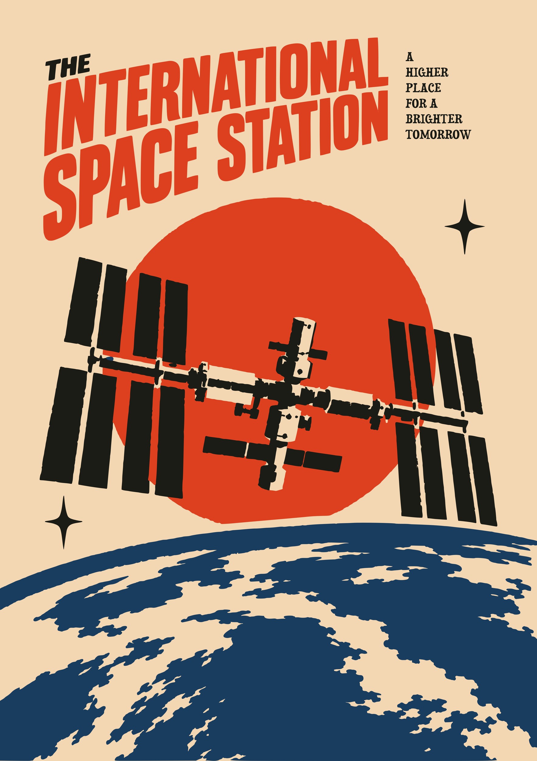 International Space Station by Patryk Krygowski — canvas wall art