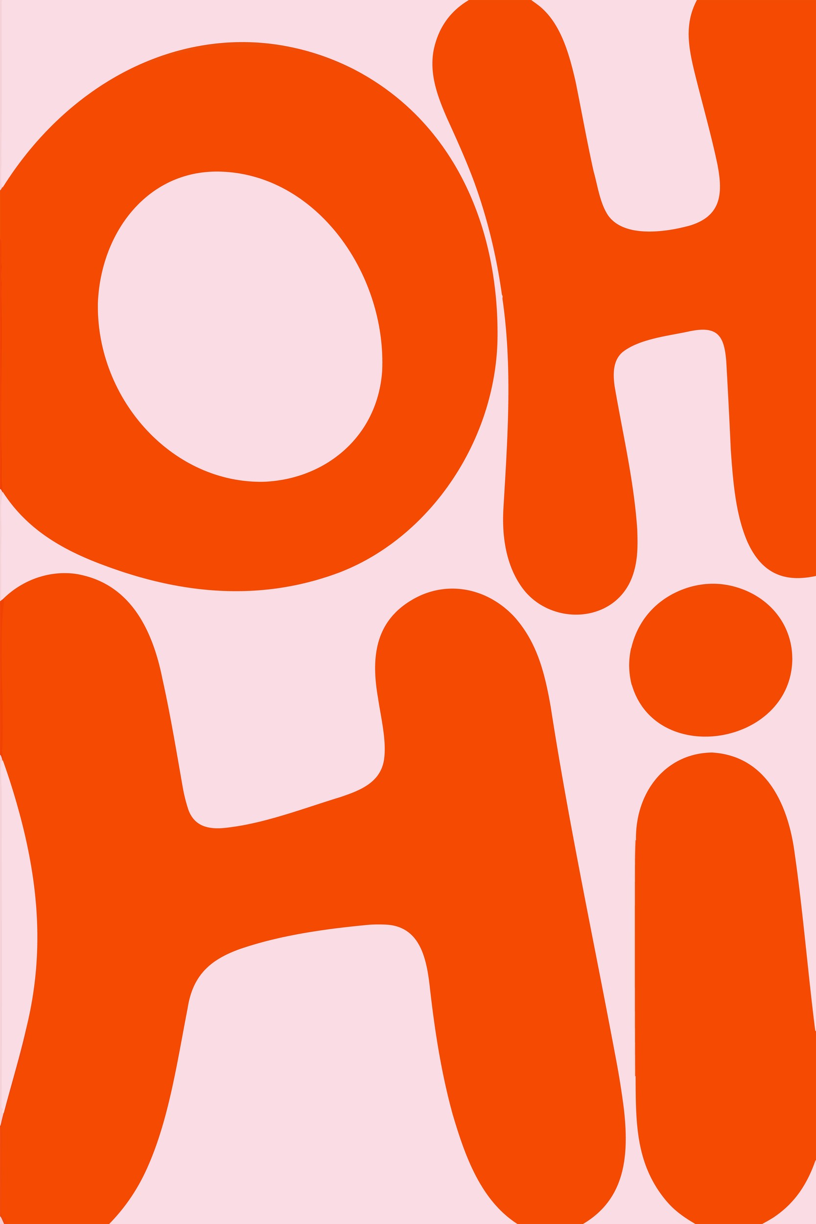 Oh Hi Orange Text by Neetesh Kumar — canvas wall art