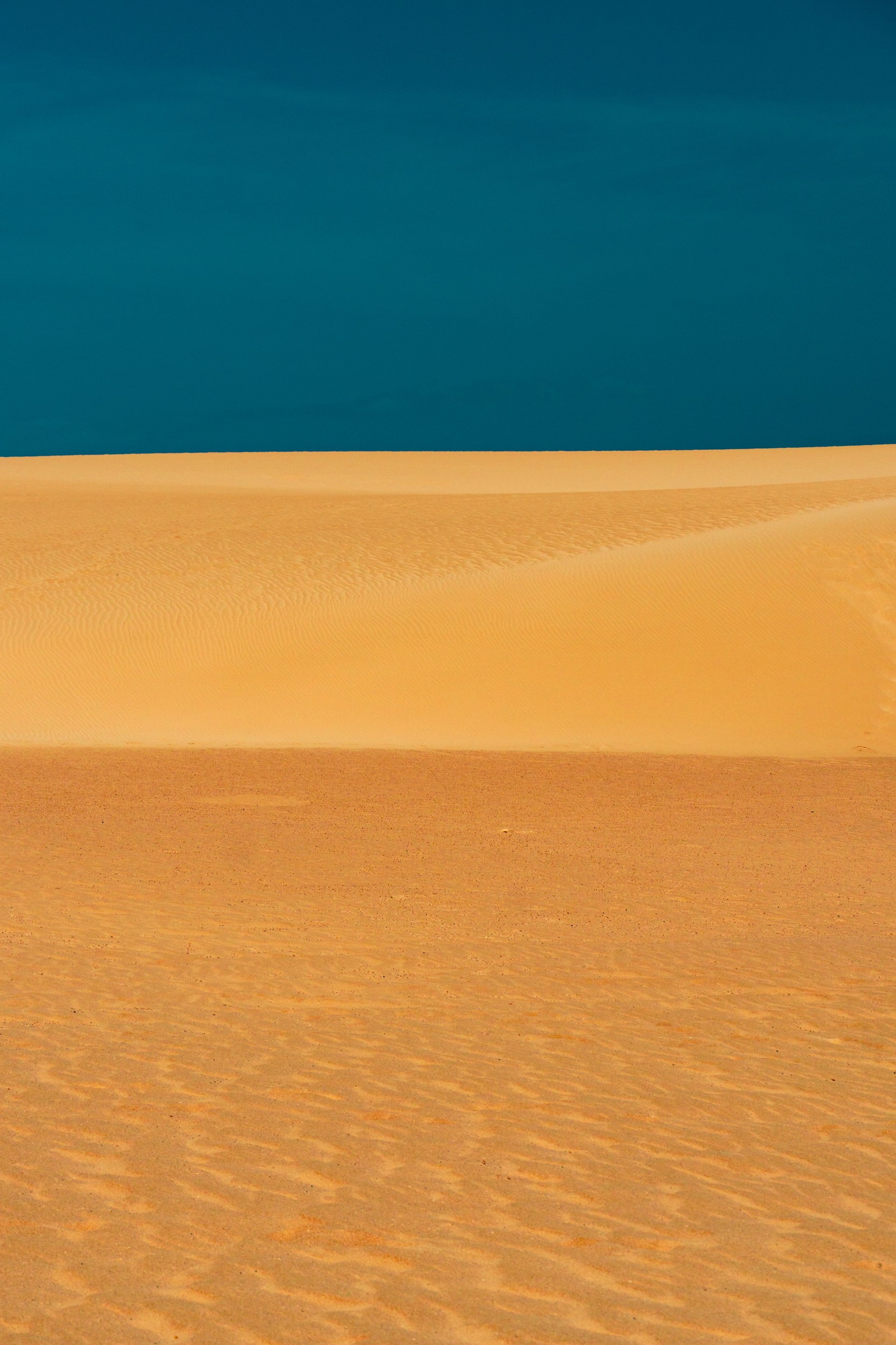 Golden Sand Blue Sky by Michael Bangiev — canvas wall art