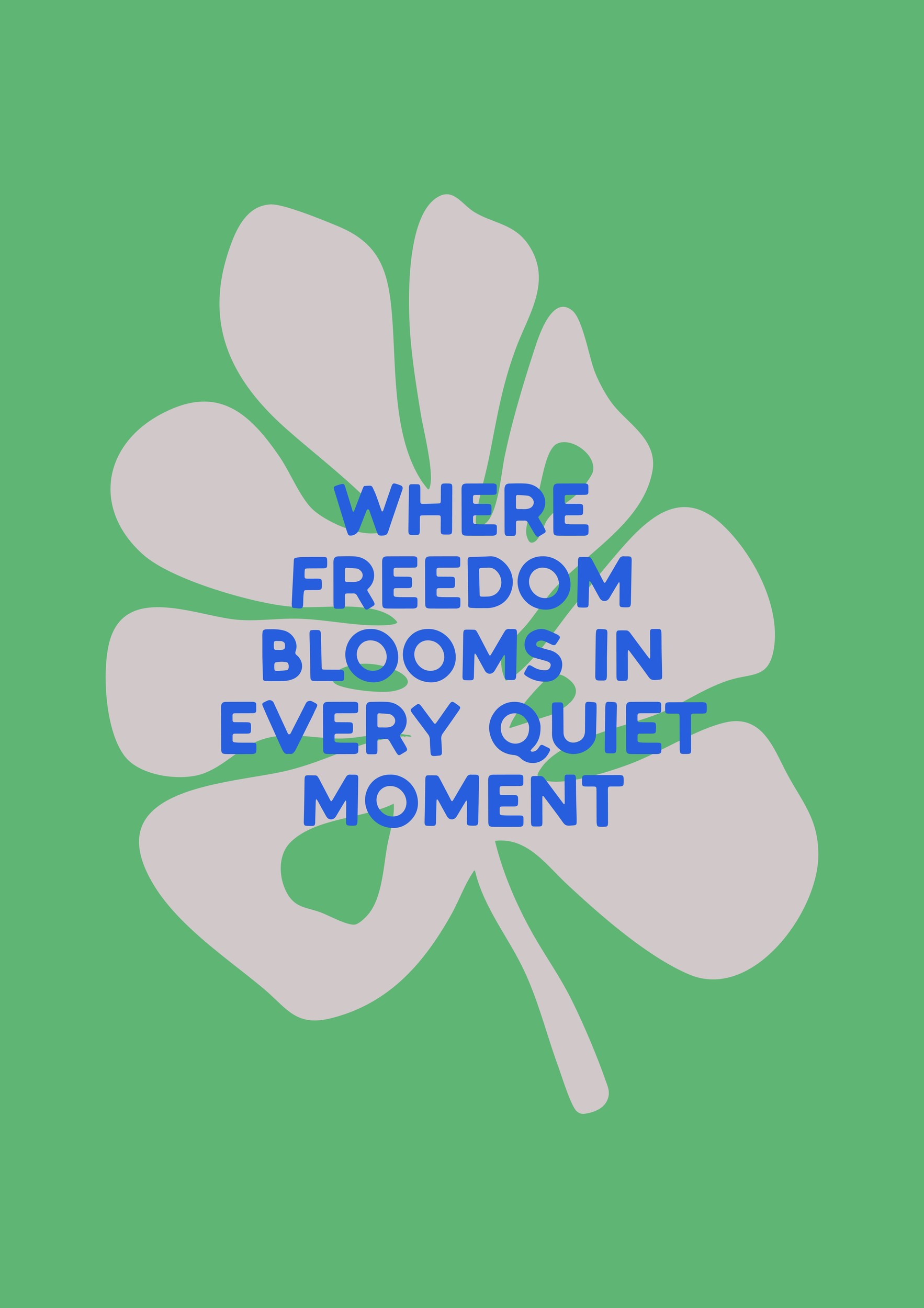 Freedom Blooms Leaf by Alina Shulhouskaya — canvas wall art