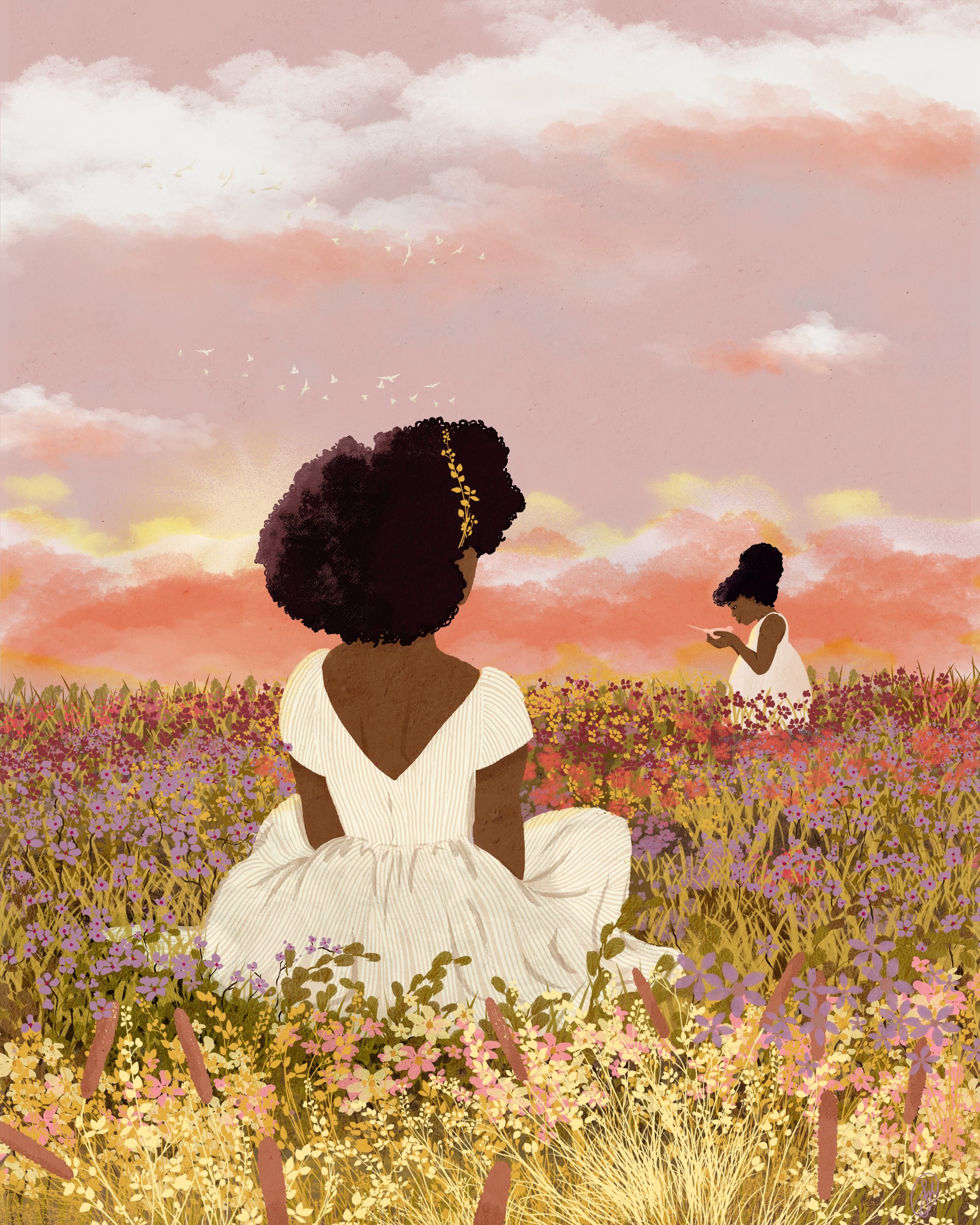 Afterglow by ThirtyOne Illustrations — canvas wall art