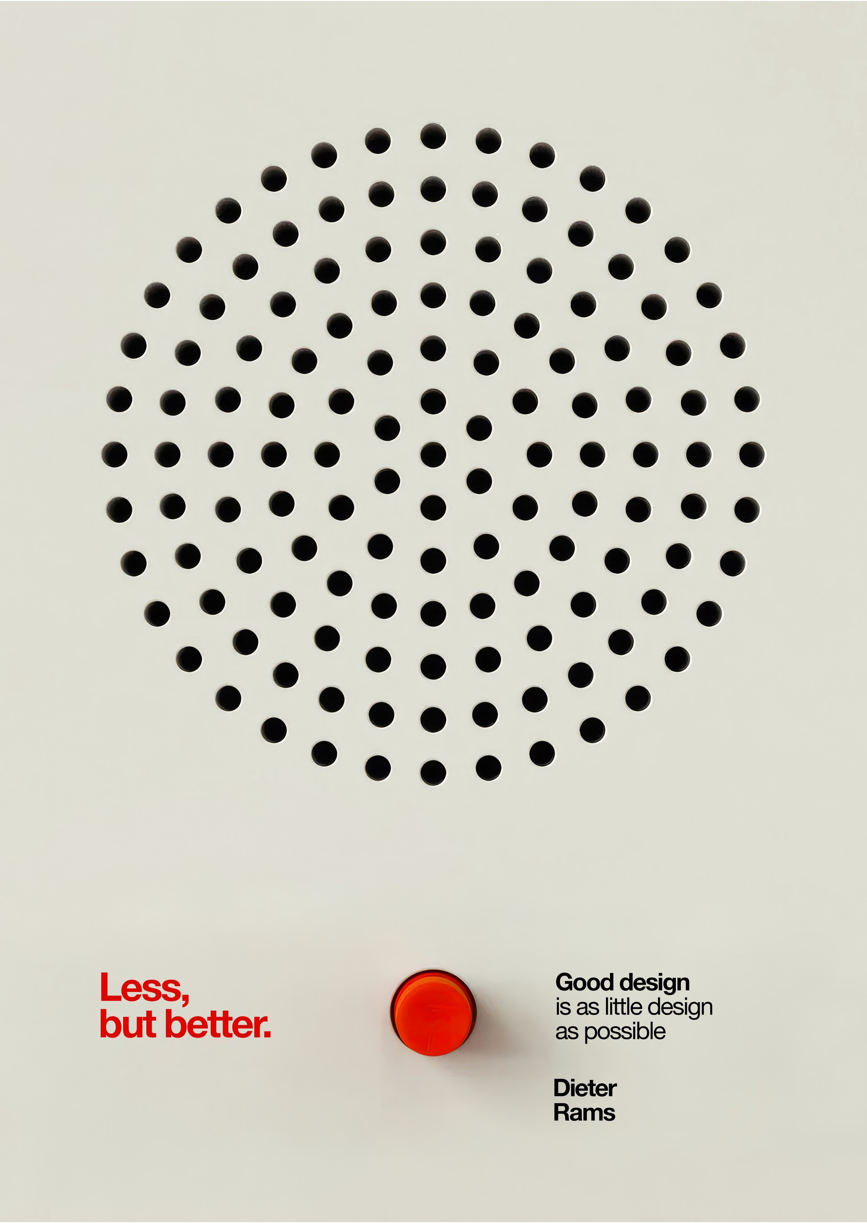 Less But Better Design by David Vineïs — canvas wall art