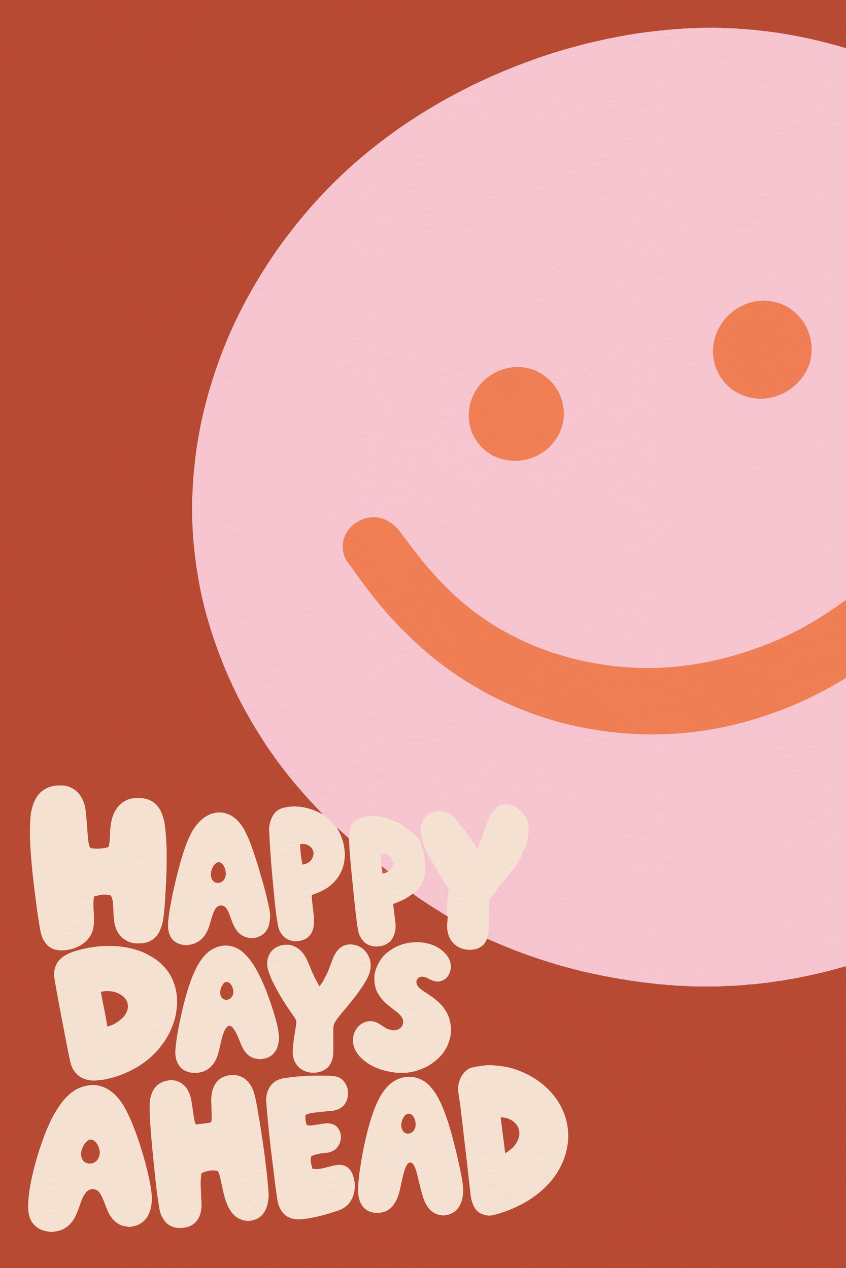 Happy Days Ahead Smile by Treechild — canvas wall art