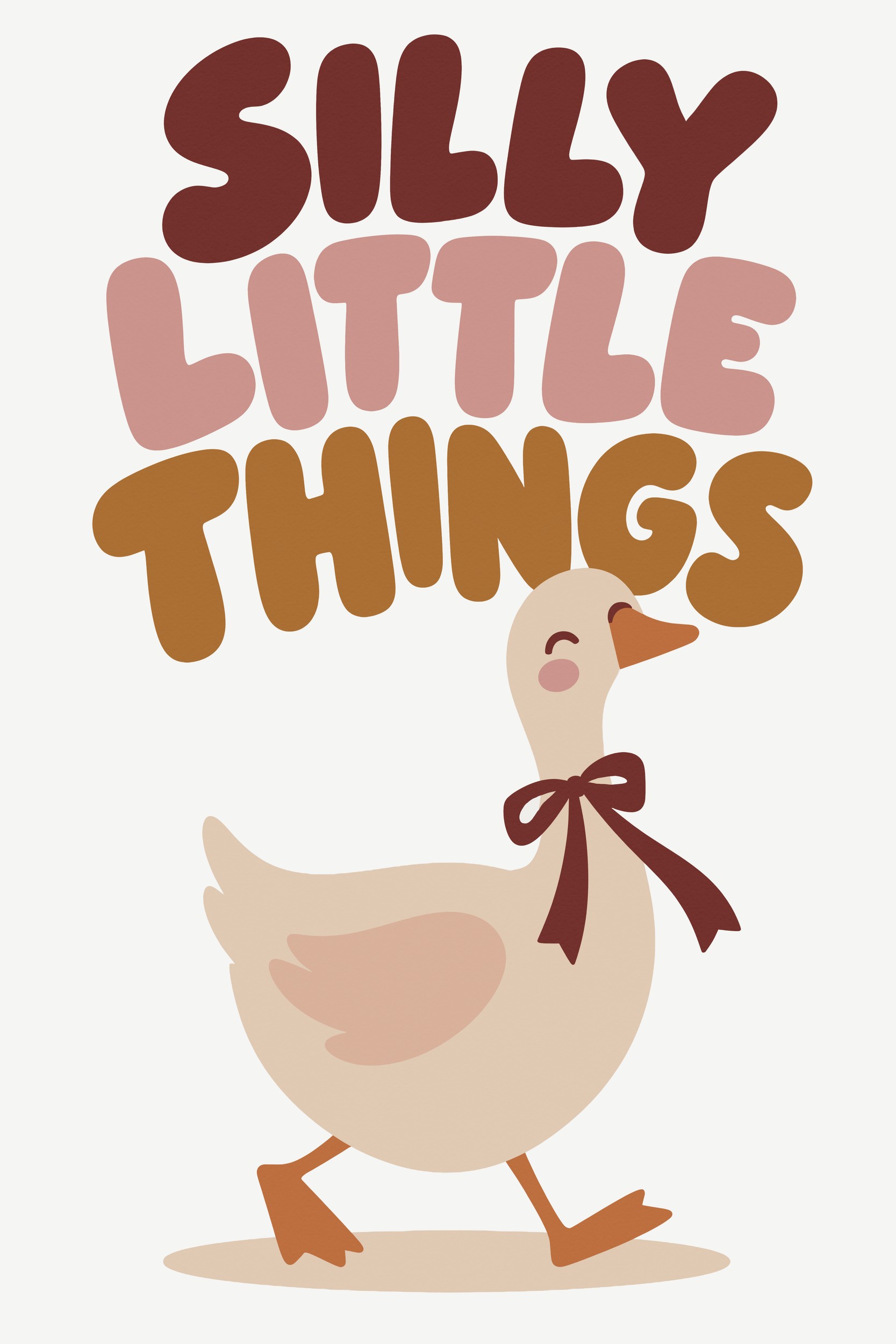 Silly Little Goose by Treechild — canvas wall art