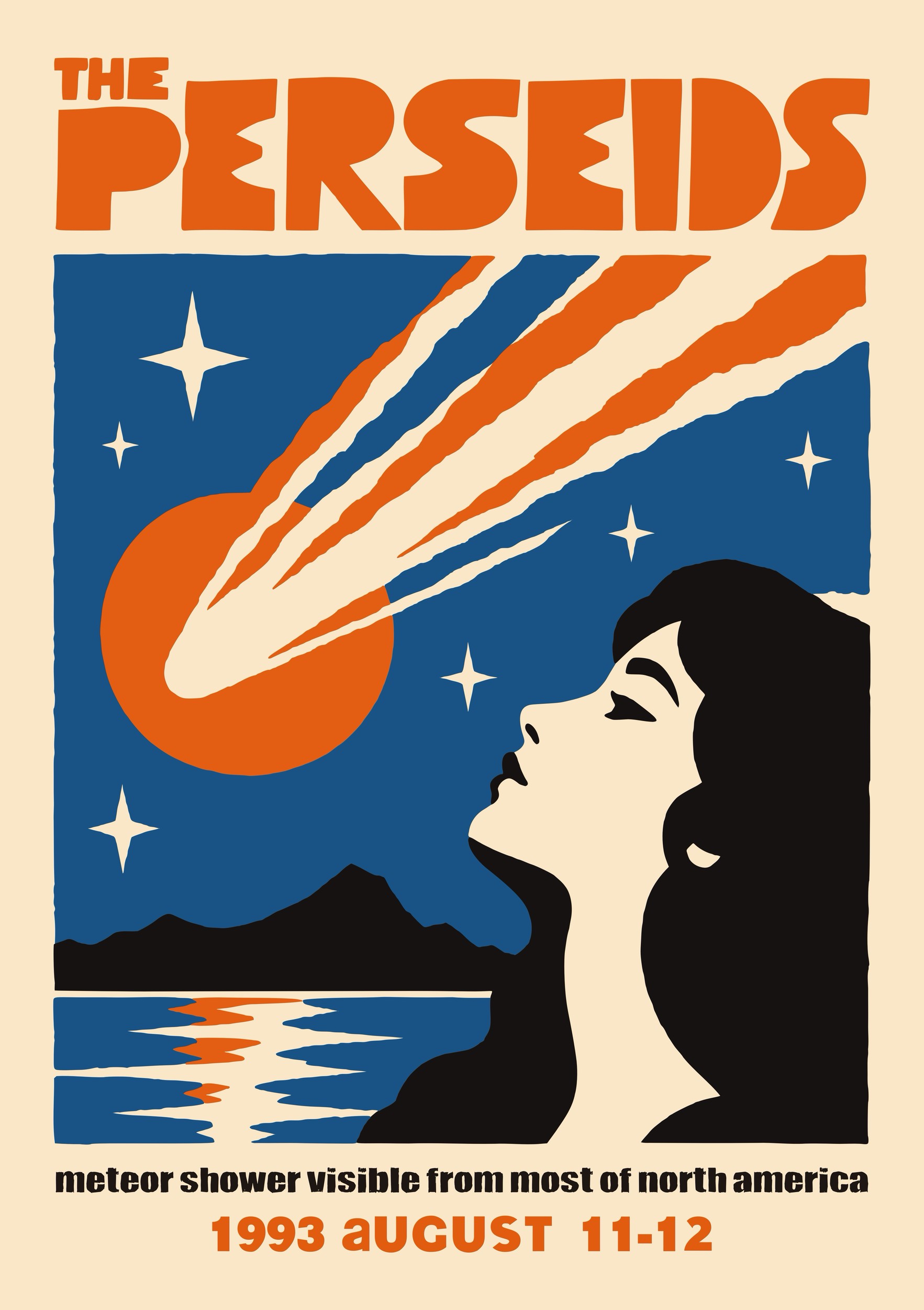 Perseids Meteor Shower by Patryk Krygowski — canvas wall art