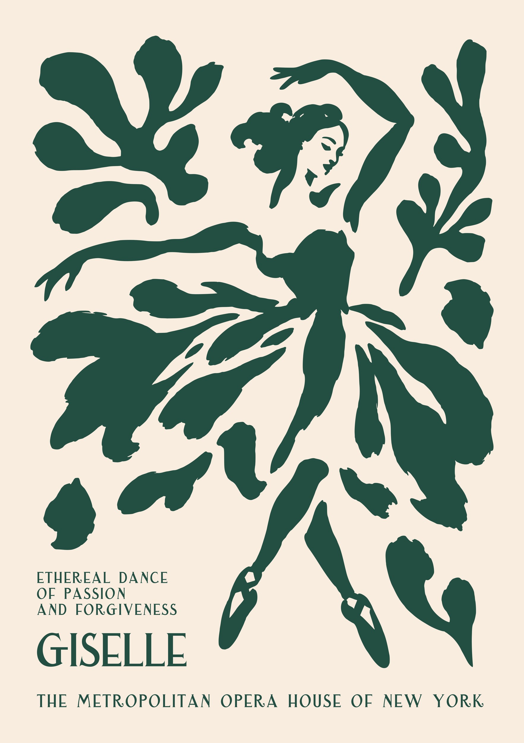 Ethereal Giselle Dance by Patryk Krygowski — canvas wall art