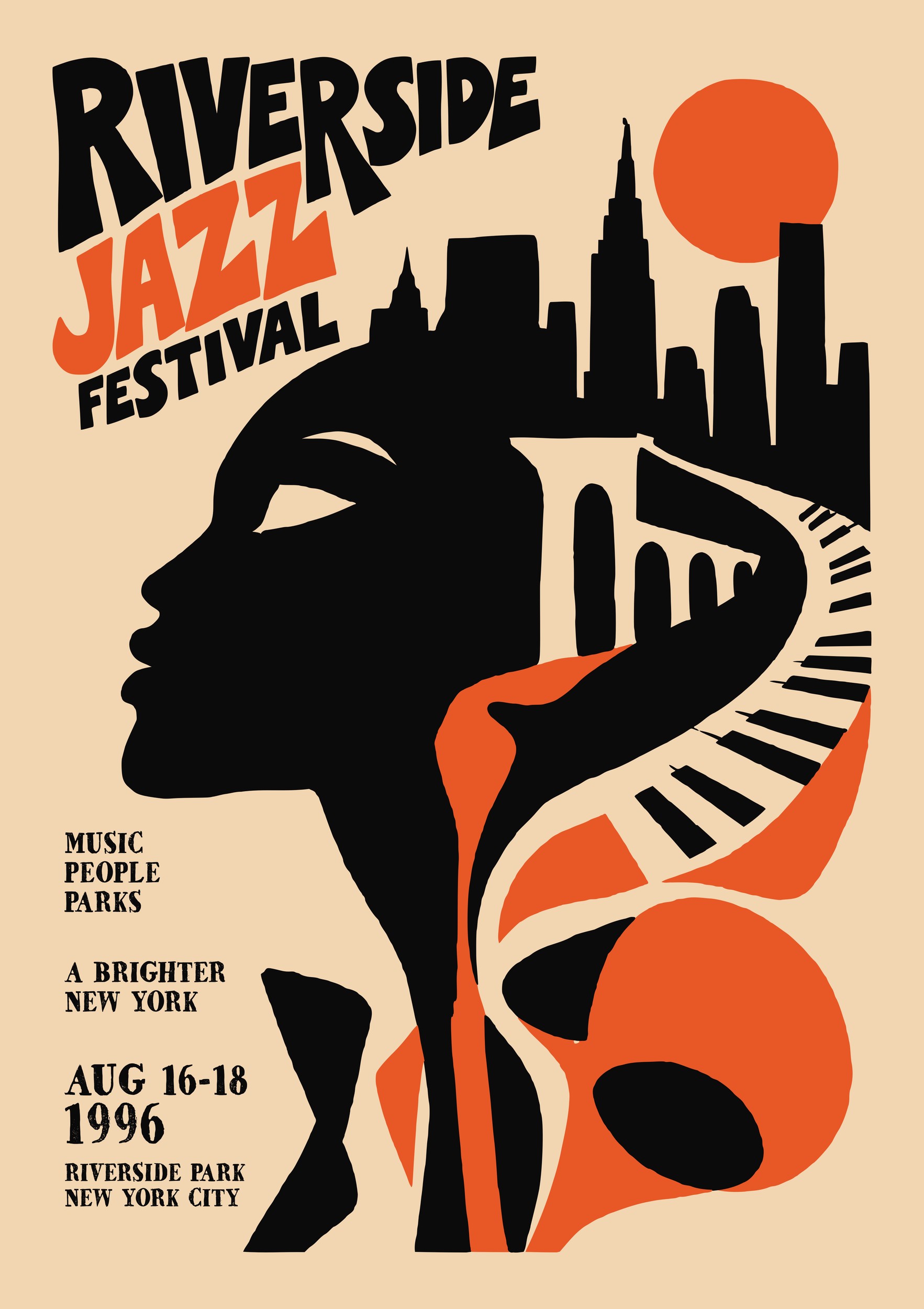Riverside Jazz Festival by Patryk Krygowski — canvas wall art