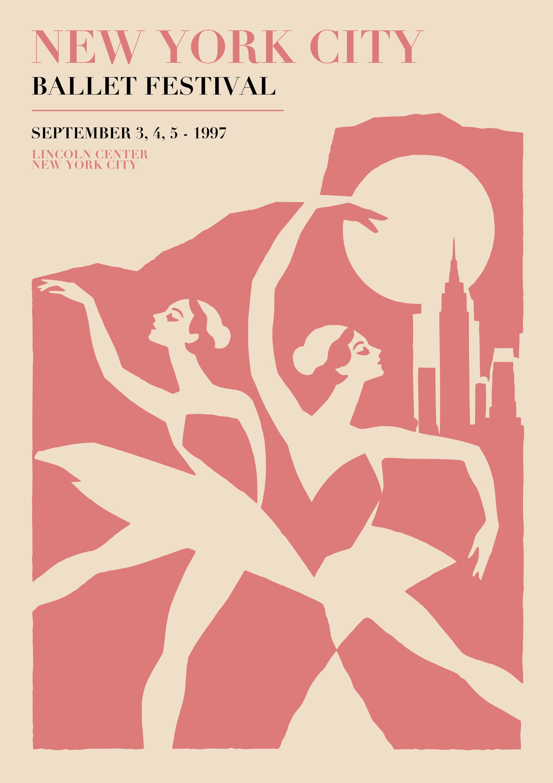 New York City Ballet by Patryk Krygowski — canvas wall art