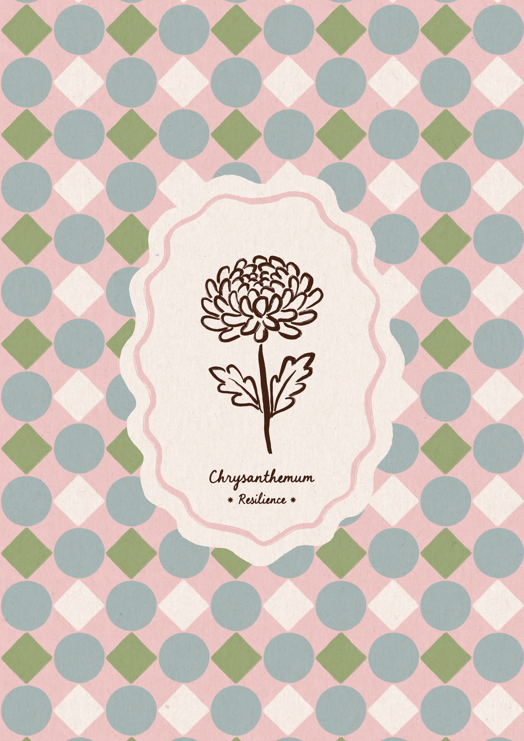 Chrysanthemum Resilience Flower by Katarzyna Gąsiorowska — canvas wall art