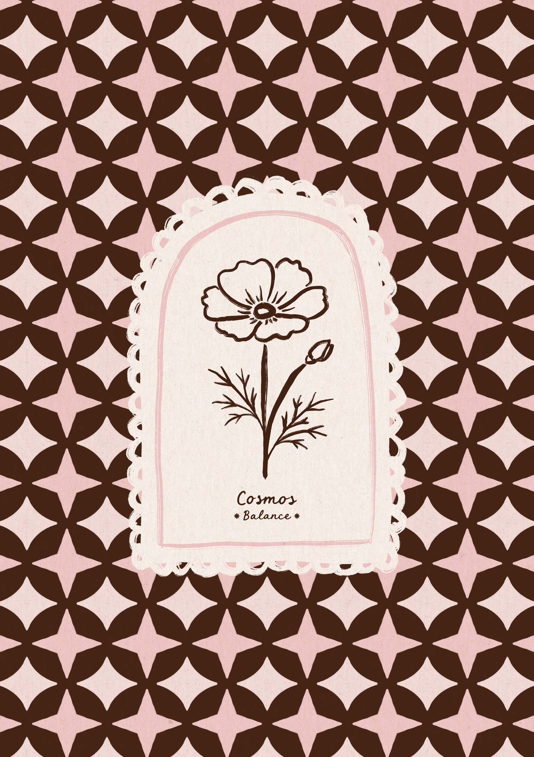 Delicate Cosmos Flower by Katarzyna Gąsiorowska — canvas wall art