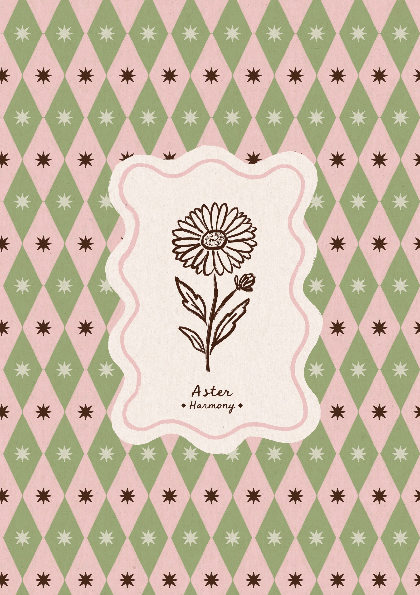Aster Flower Harmony by Katarzyna Gąsiorowska — canvas wall art