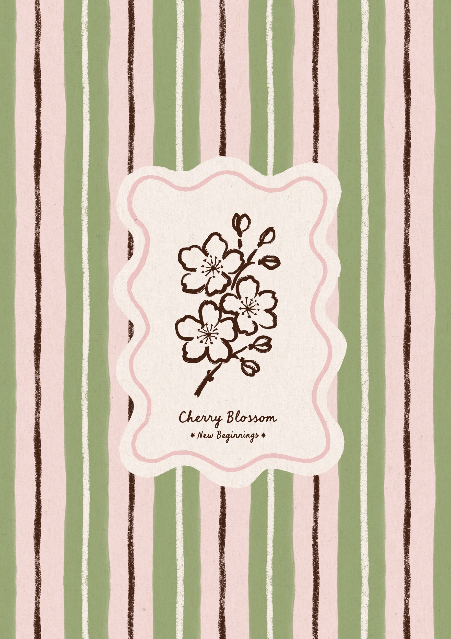 Cherry Blossom New Beginnings by Katarzyna Gąsiorowska — canvas wall art