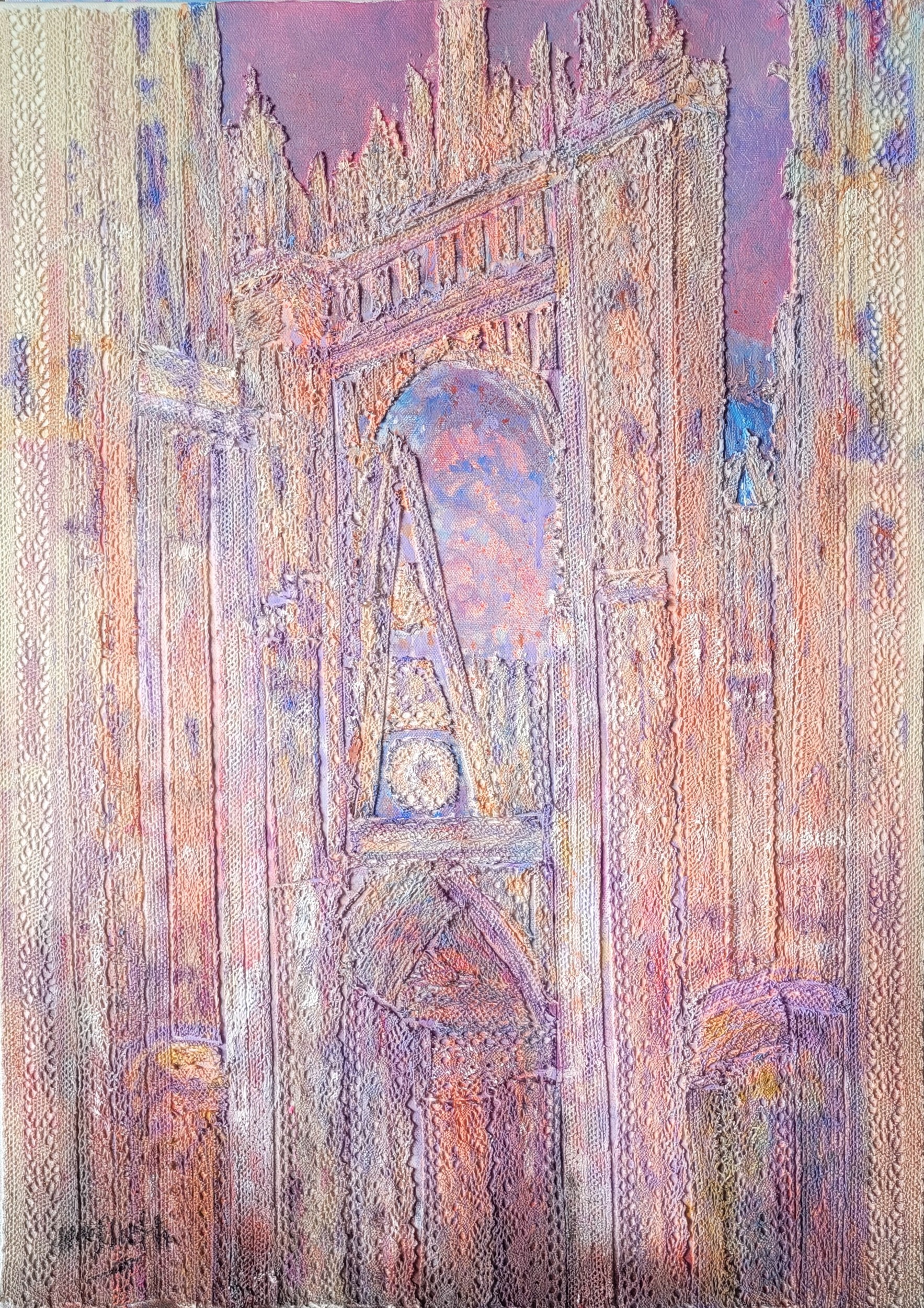 Vibrant Ornate Archway by Wayne Sleeth — canvas wall art