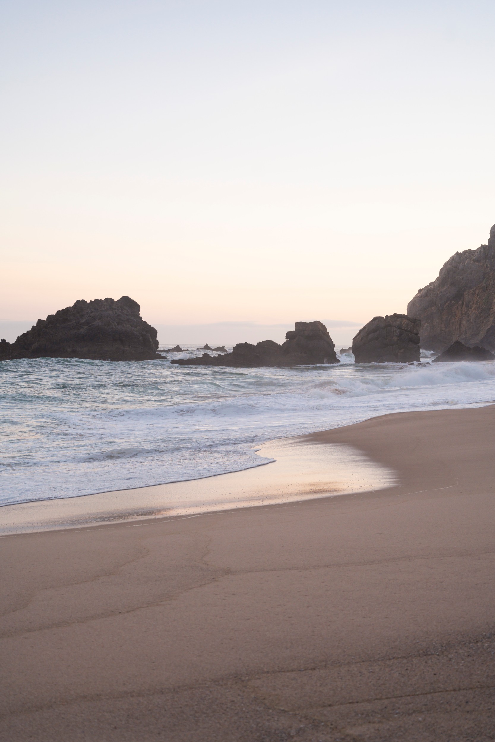 Serene Coastal Rocks by Christa Stroo — canvas wall art
