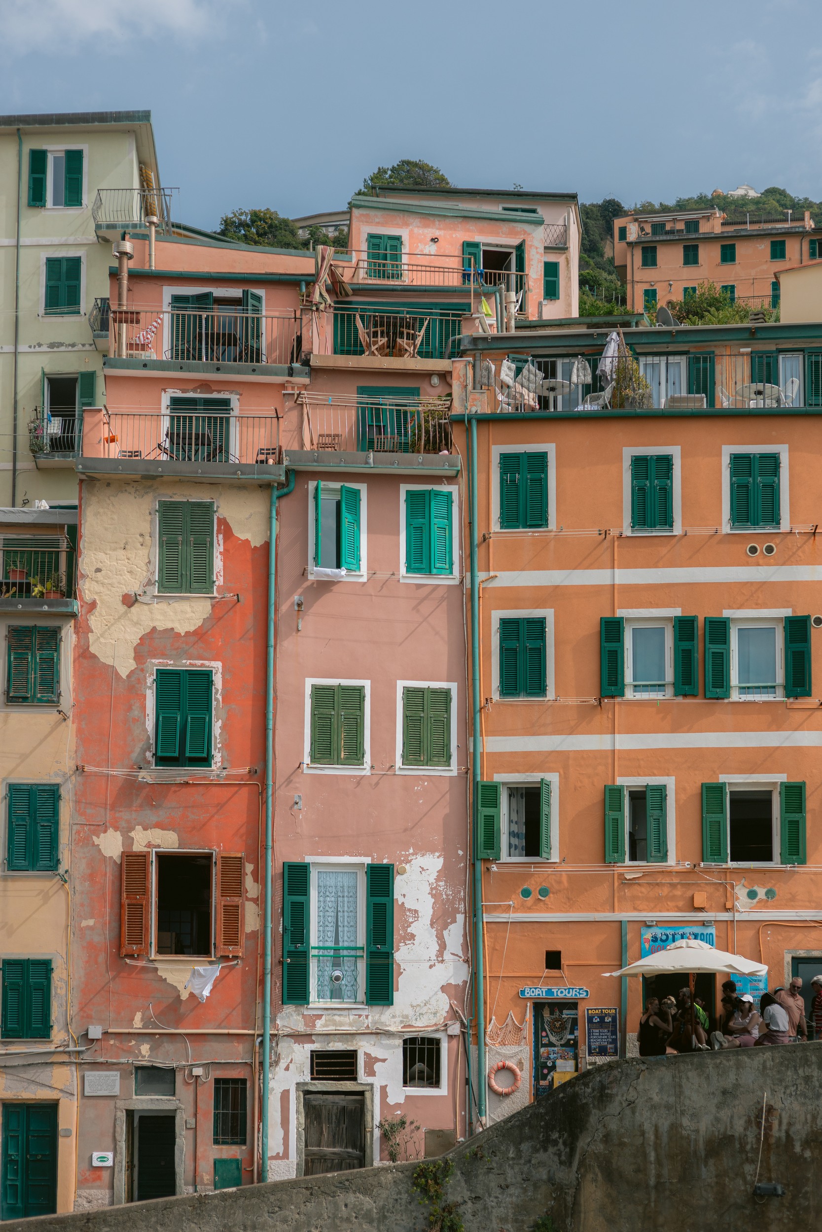 Colorful Italian Village by HelloHappylife — canvas wall art