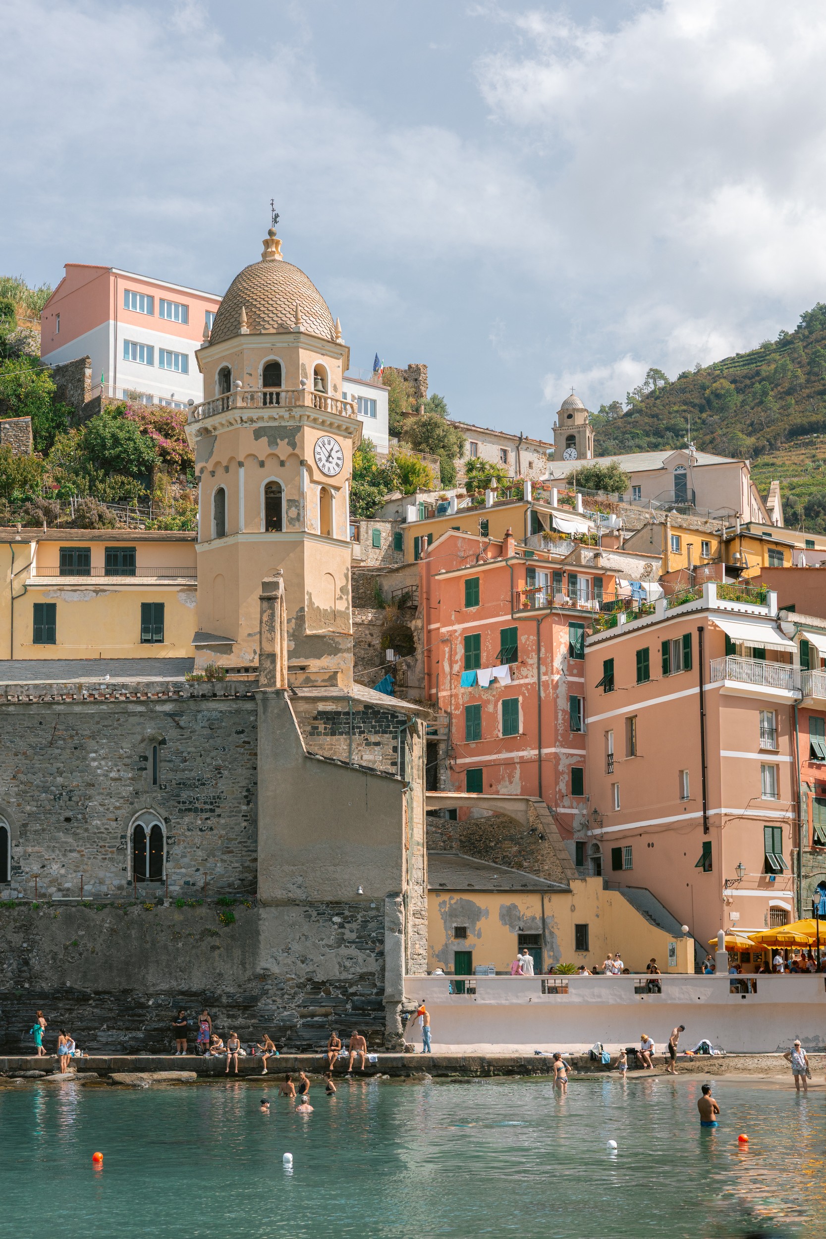 Vernazza Italian Coast by HelloHappylife — canvas wall art