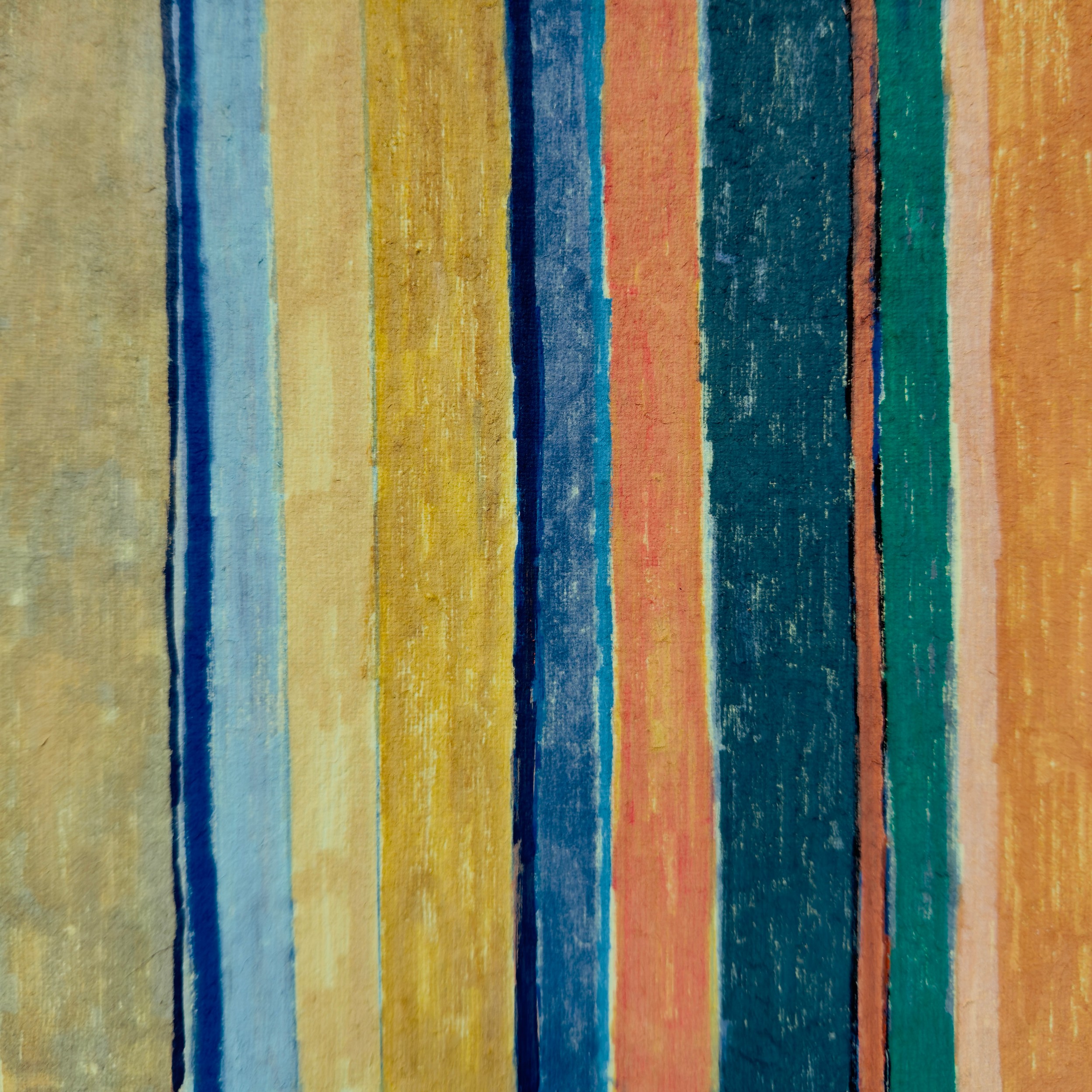 Vibrant Vertical Stripes by Arohika Verma — canvas wall art