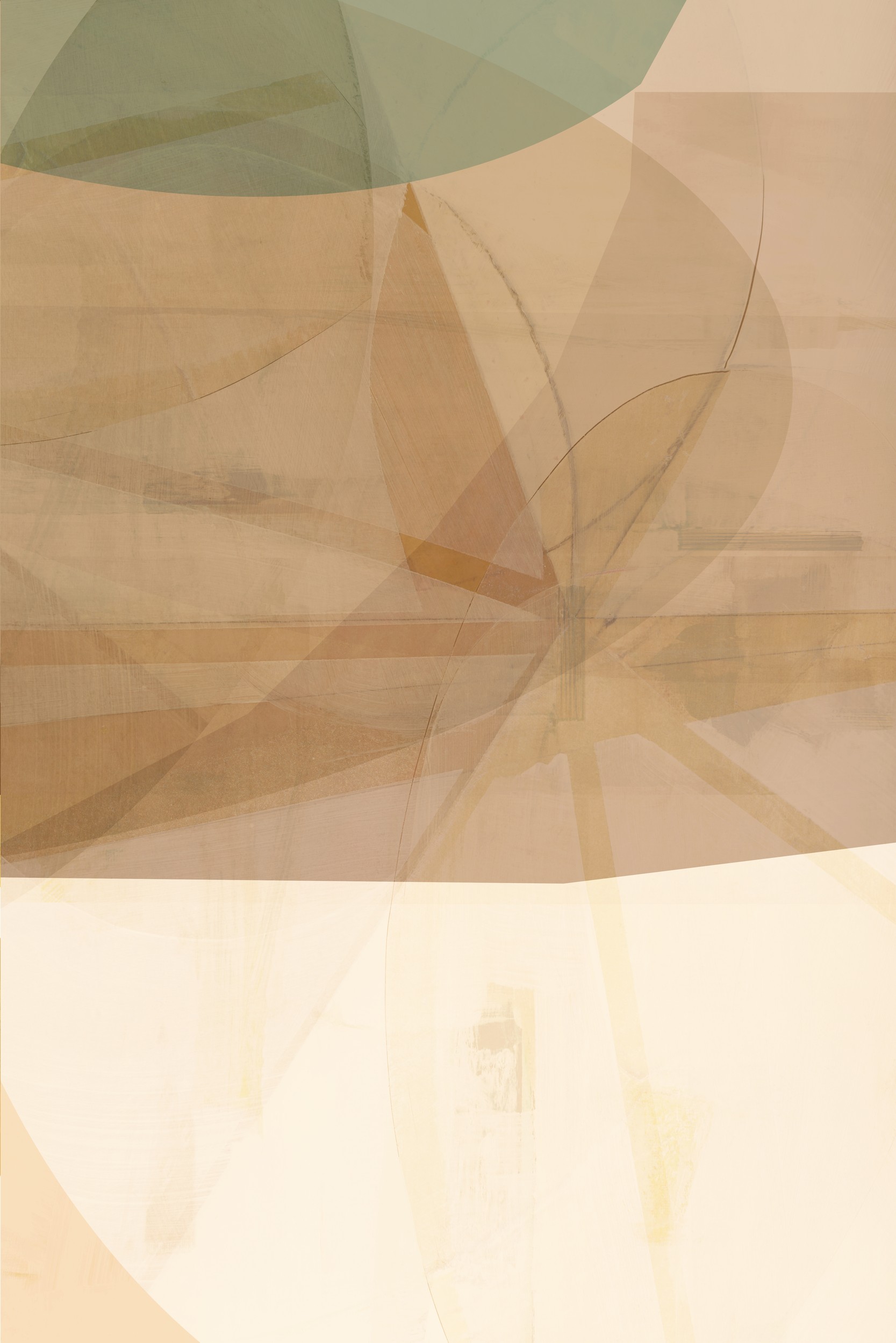 Soft Abstract Layers by cartissi — canvas wall art