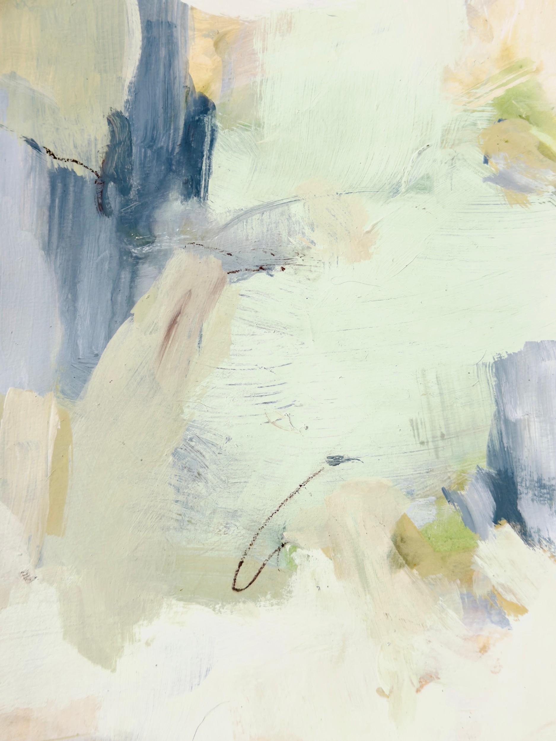 Soft Abstract Hues by Arohika Verma — canvas wall art