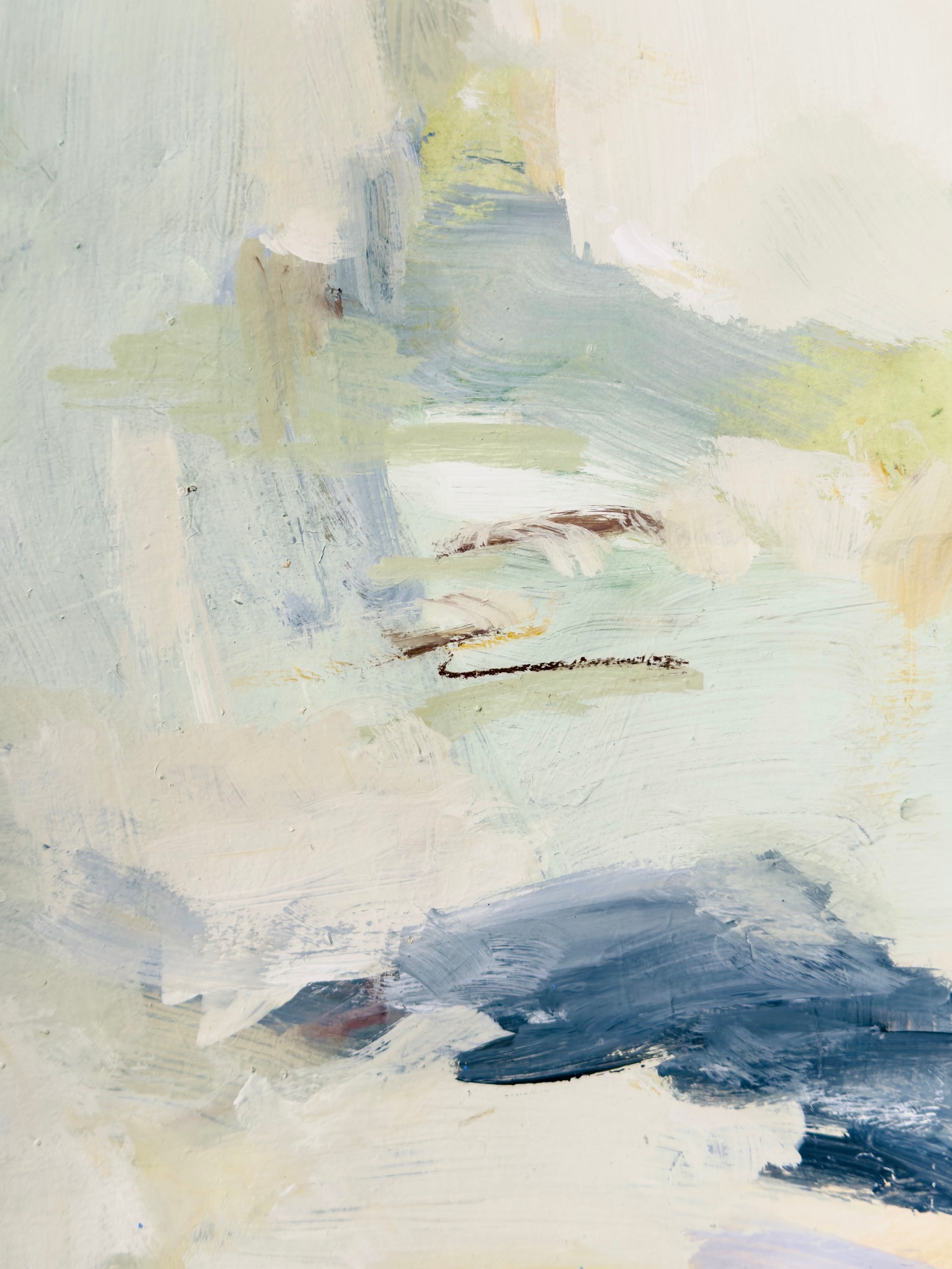 Abstract Serene Hues by Arohika Verma — canvas wall art