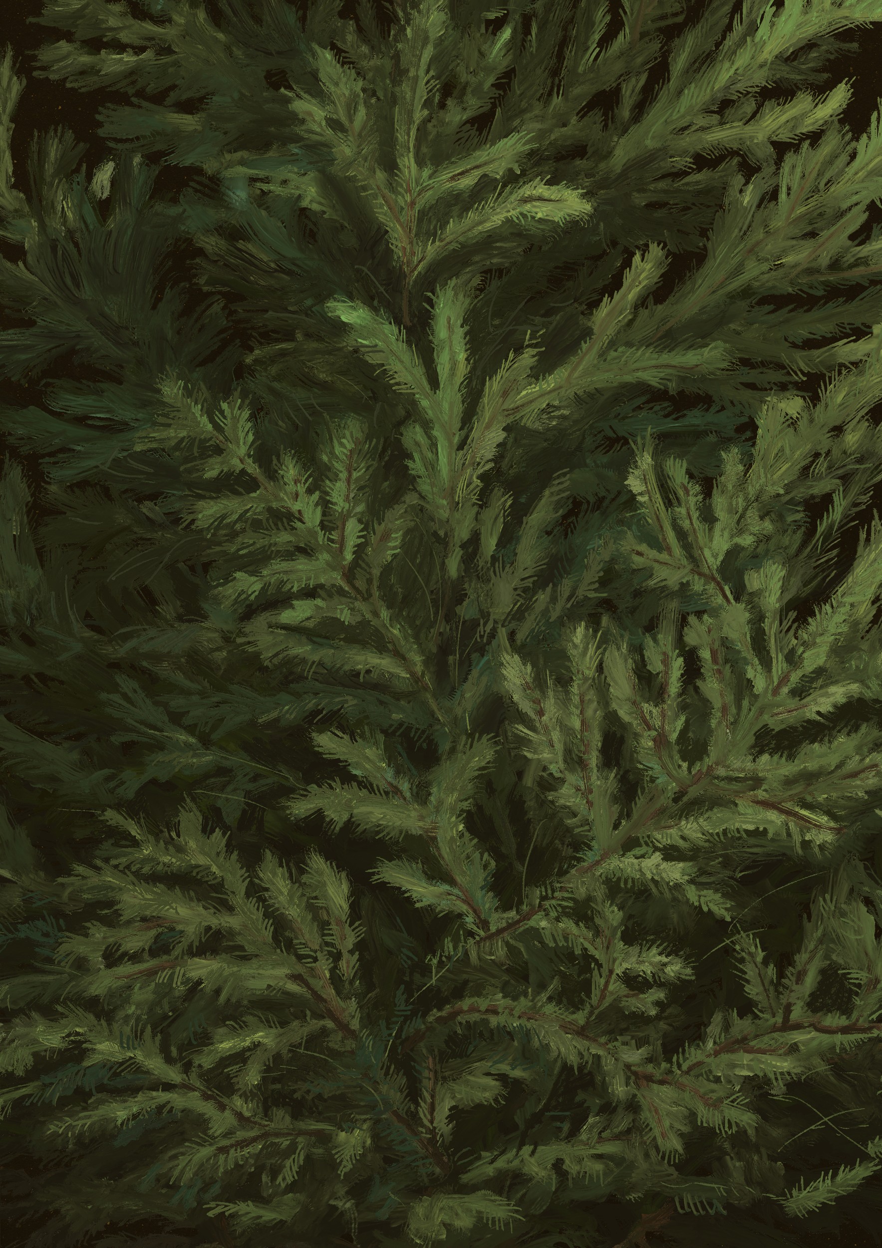 Lush Forest Green by NKTN — canvas wall art