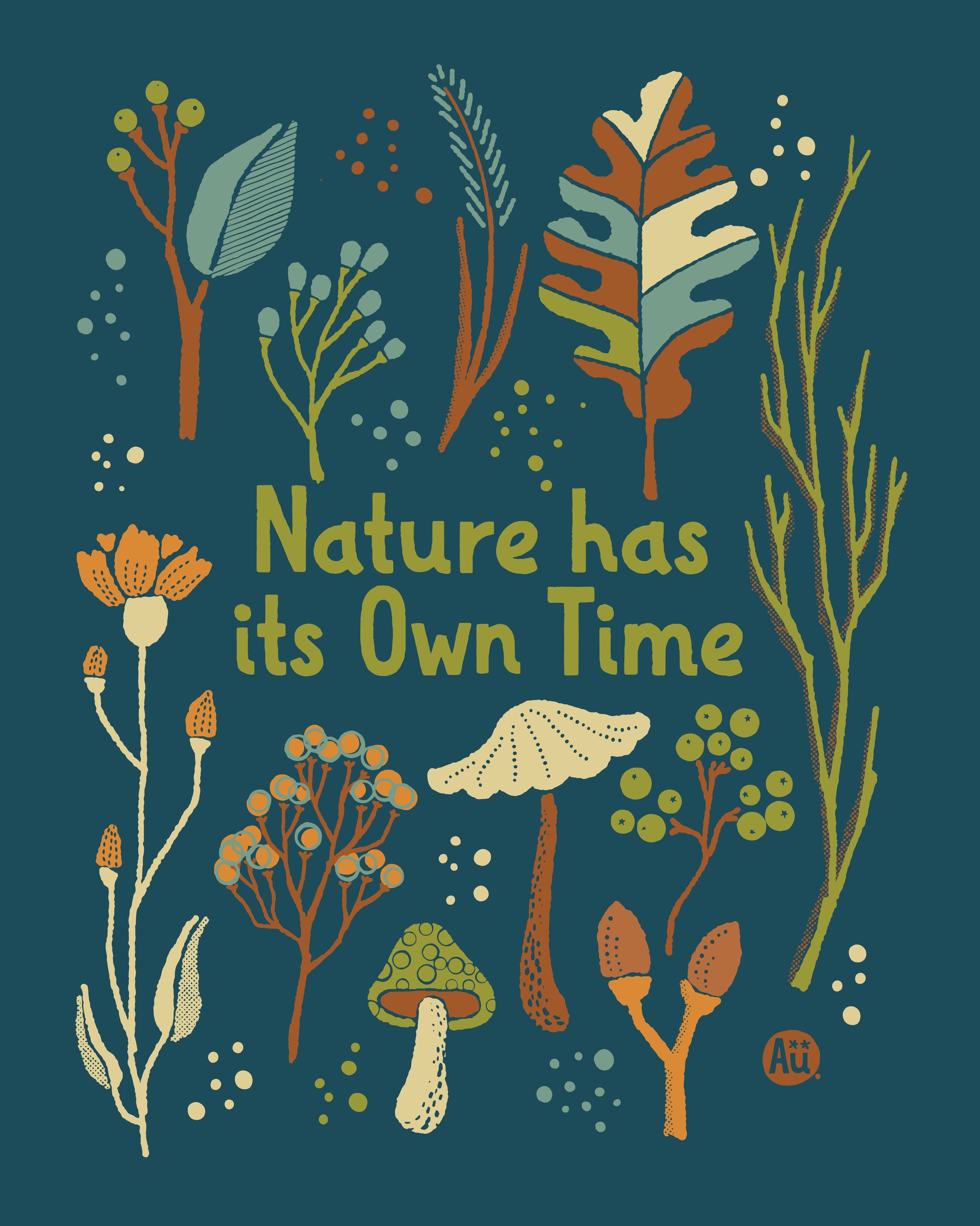 Nature Has Its Own Time by Aia Ueno — canvas wall art