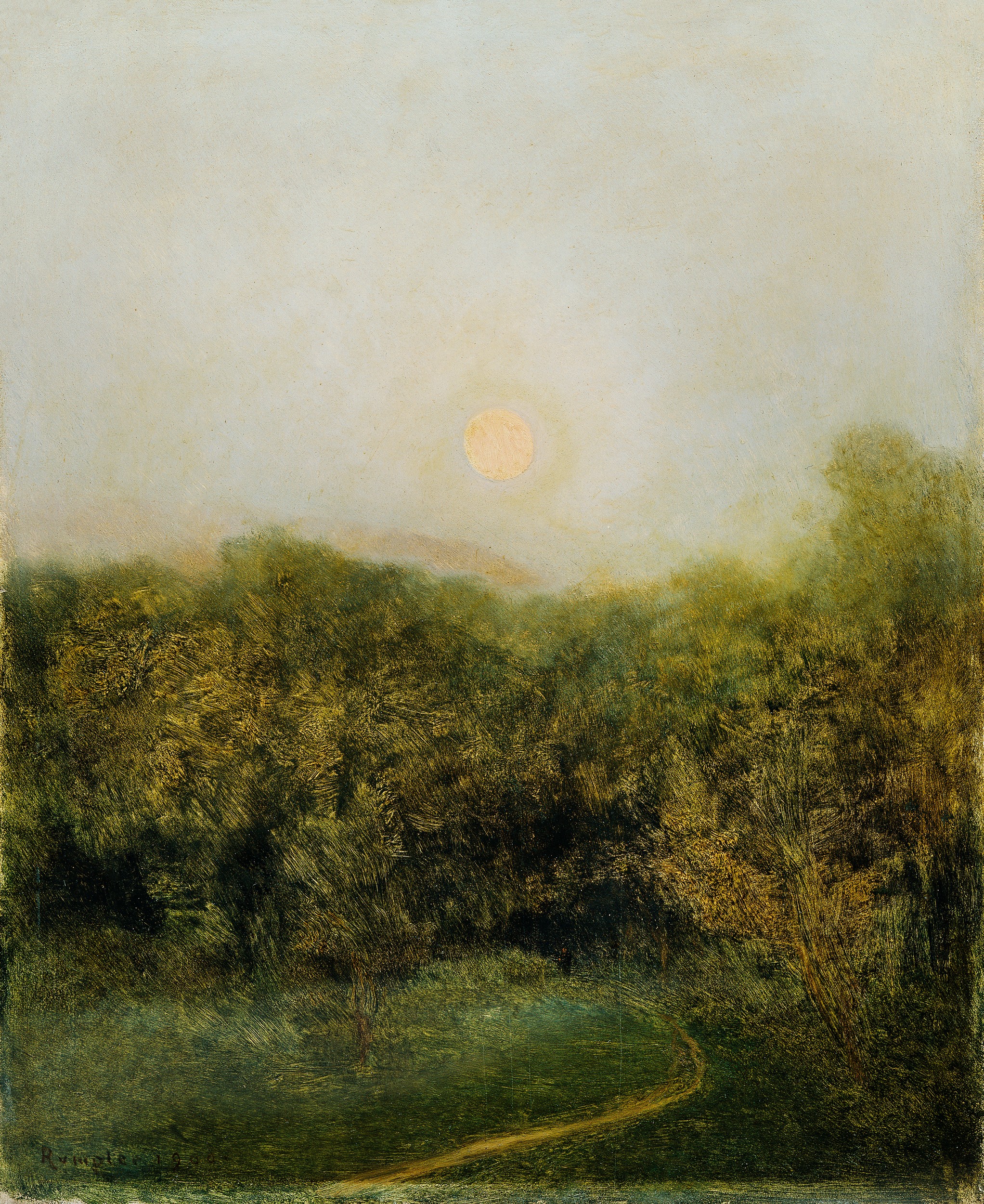 Serene Forest Path by Franz Rumpler — canvas wall art