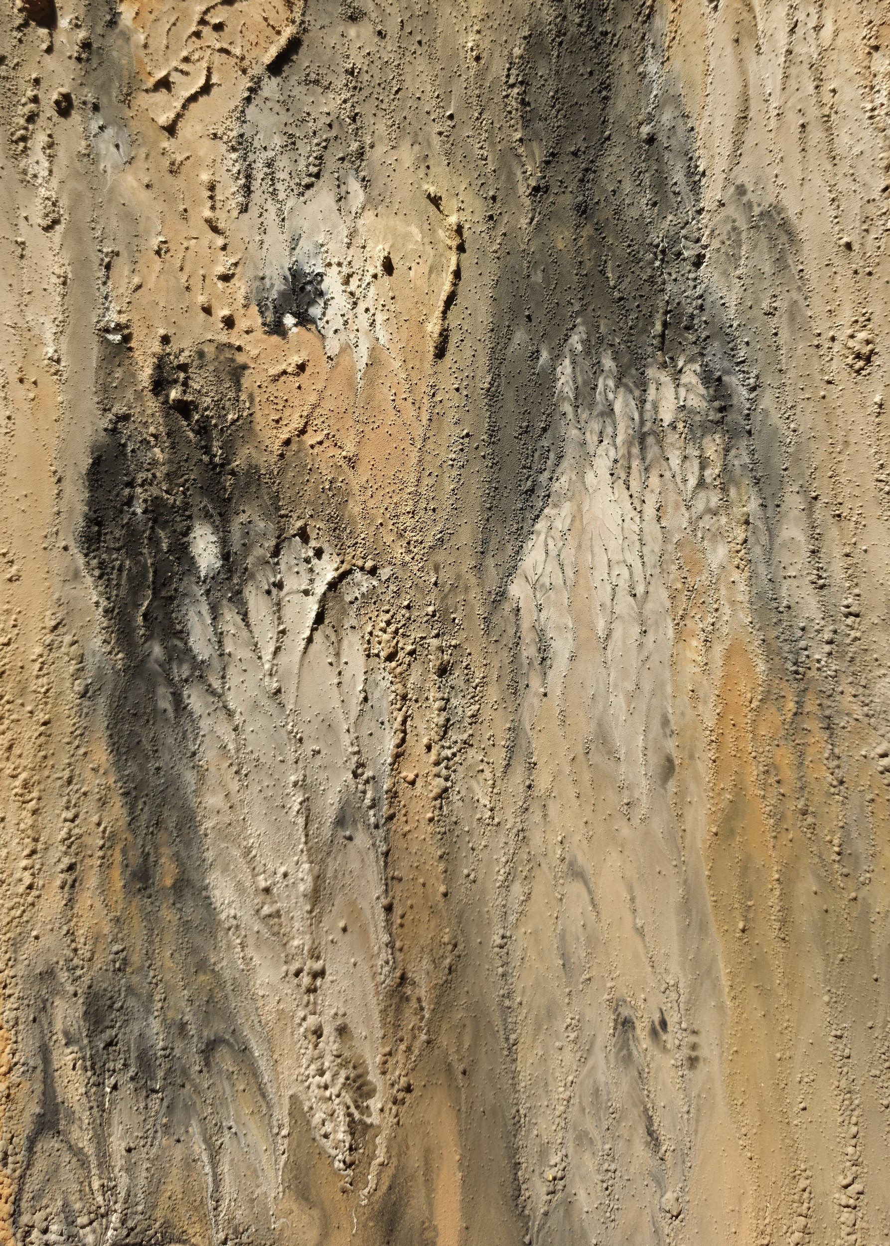 Earthy Abstract Texture by Maira Ribena — canvas wall art